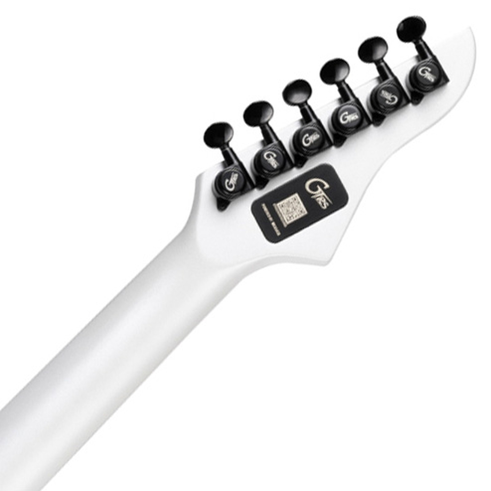 Mooer GTRS Guitars Modern 800 PWH, detailed rear view of headstock