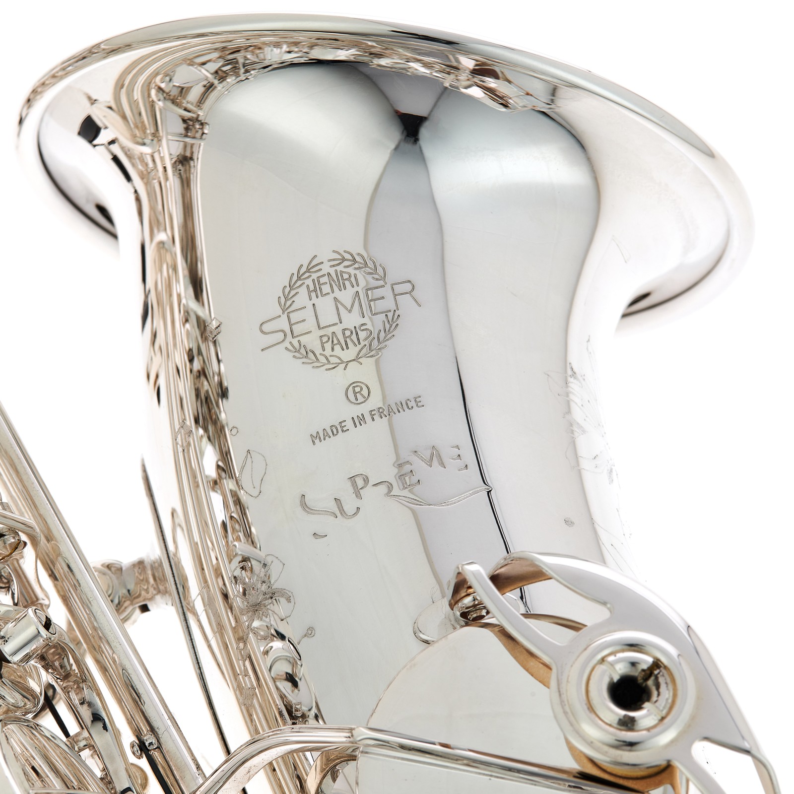 Schallbecher des Selmer Supreme Alto Sax