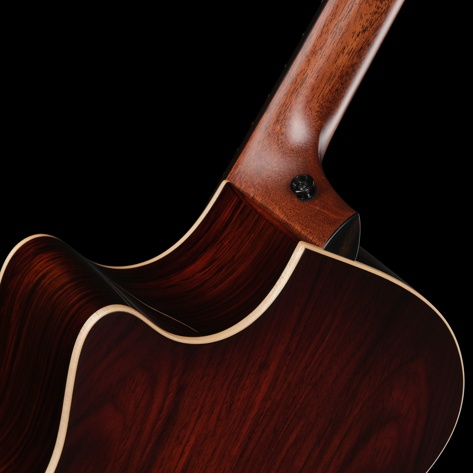 Halsübergang der Taylor 814ce Cocobolo Next Gen LTD Gitarre