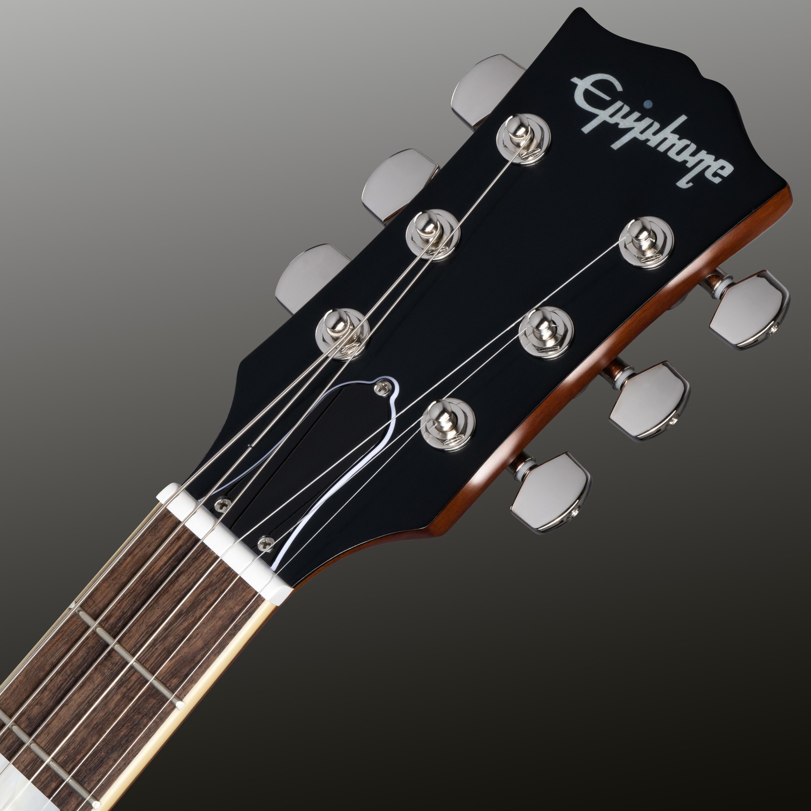 Design « Open Book » de la tête de la guitare d’Epiphone