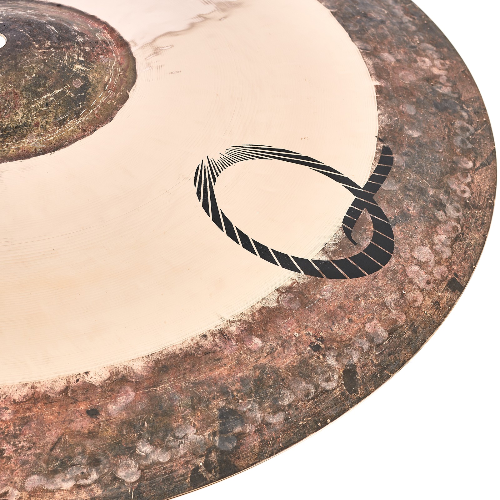 partly polished cymbal Zultan 17" Q Crash