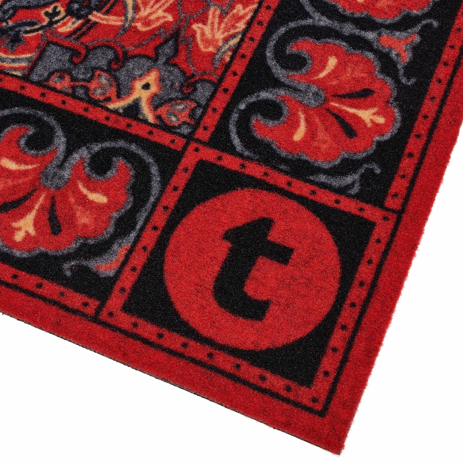 Logo auf Thomann Schlagzeugteppich