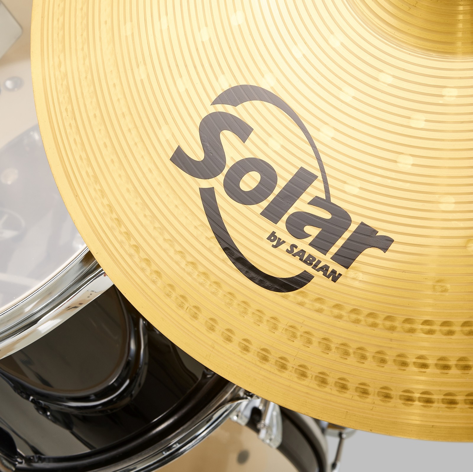 Pearl Roadshow 18" Plus Jet Black, Sabian cymbals