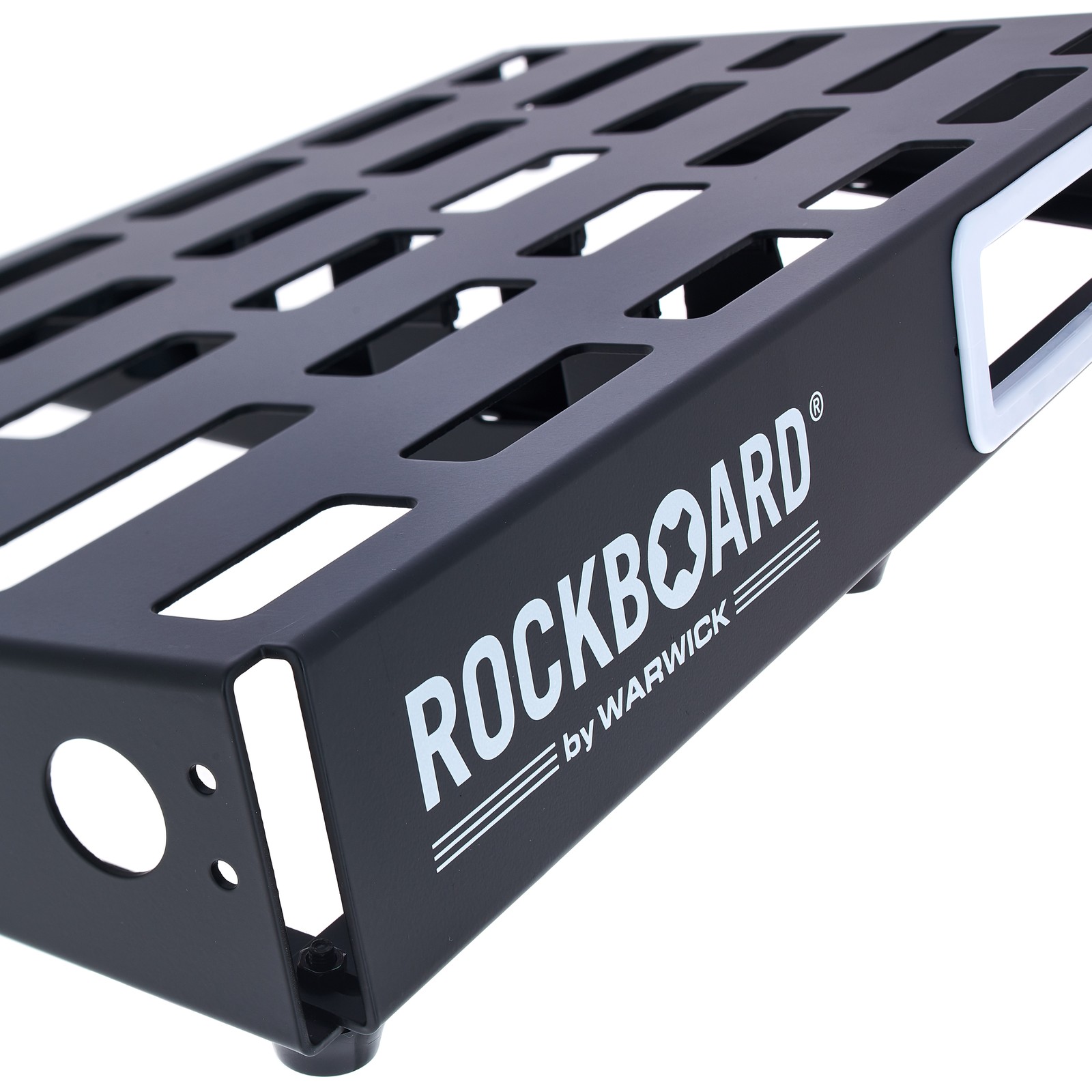 Herstellerlogo auf Rockboard TRES 3.0 Pedalboard