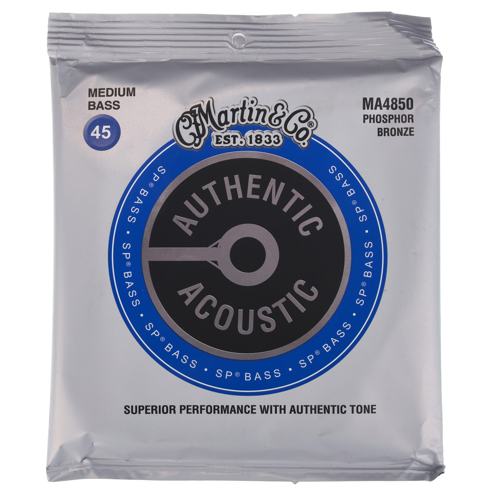 Martin Guitars MA4850 Akustikbass Saiten Verpackung Vorderseite