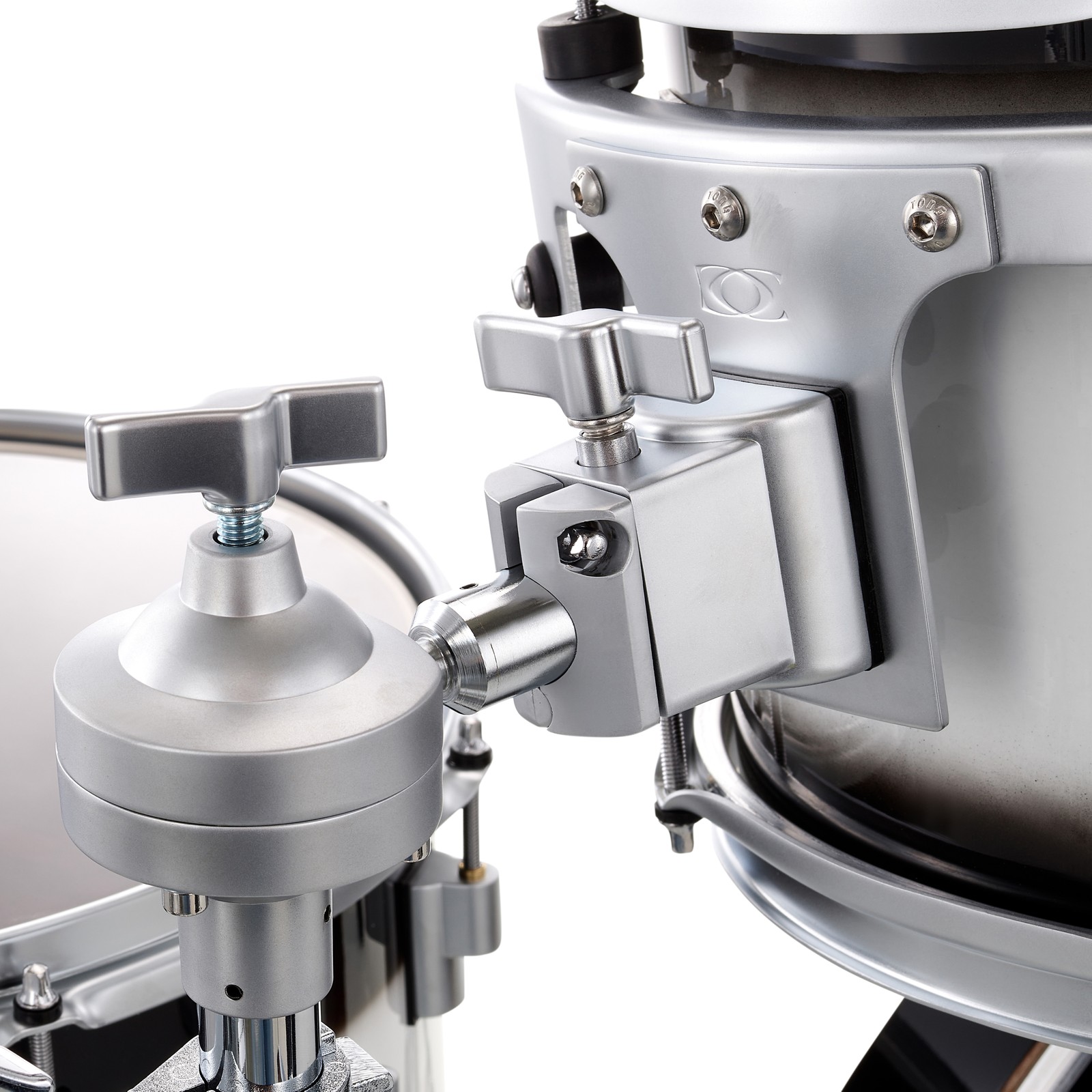 Tomhalter am DrumCraft Series 6 2up 2down White Burst Kesselsatz