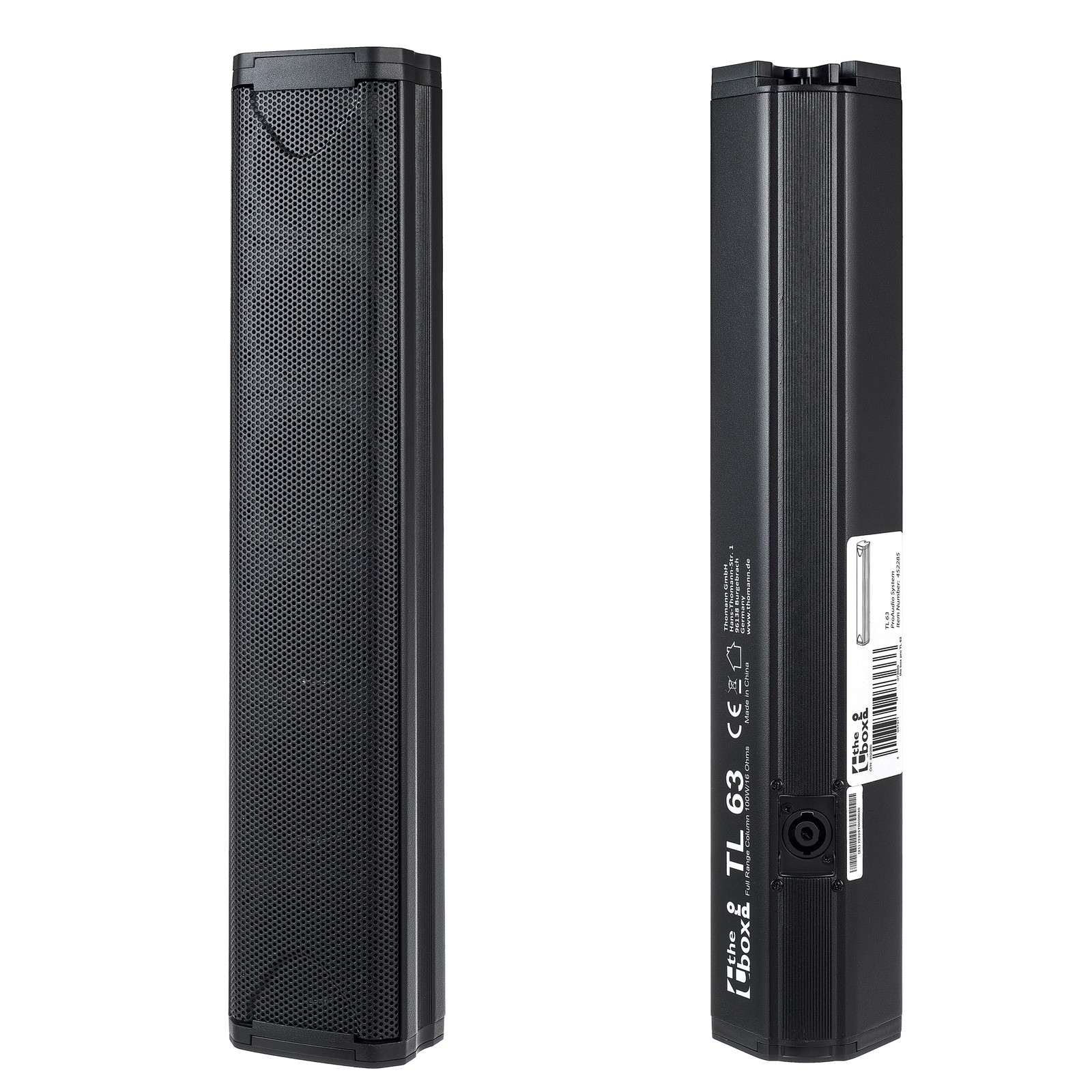 Zwei Säulenteile des the box pro TL 63 