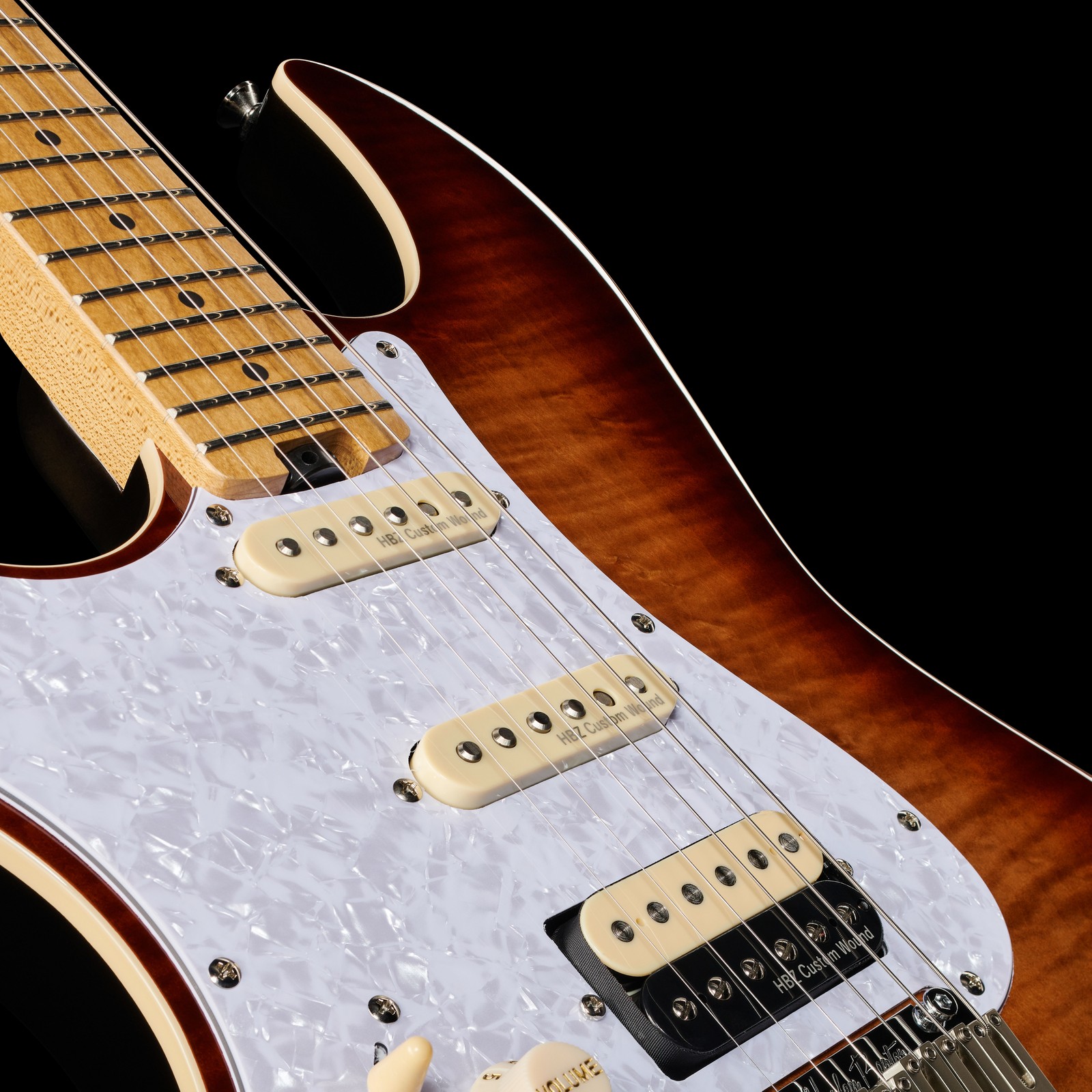 Decke der Harley Benton ST-Modern MN HSS LH FBB