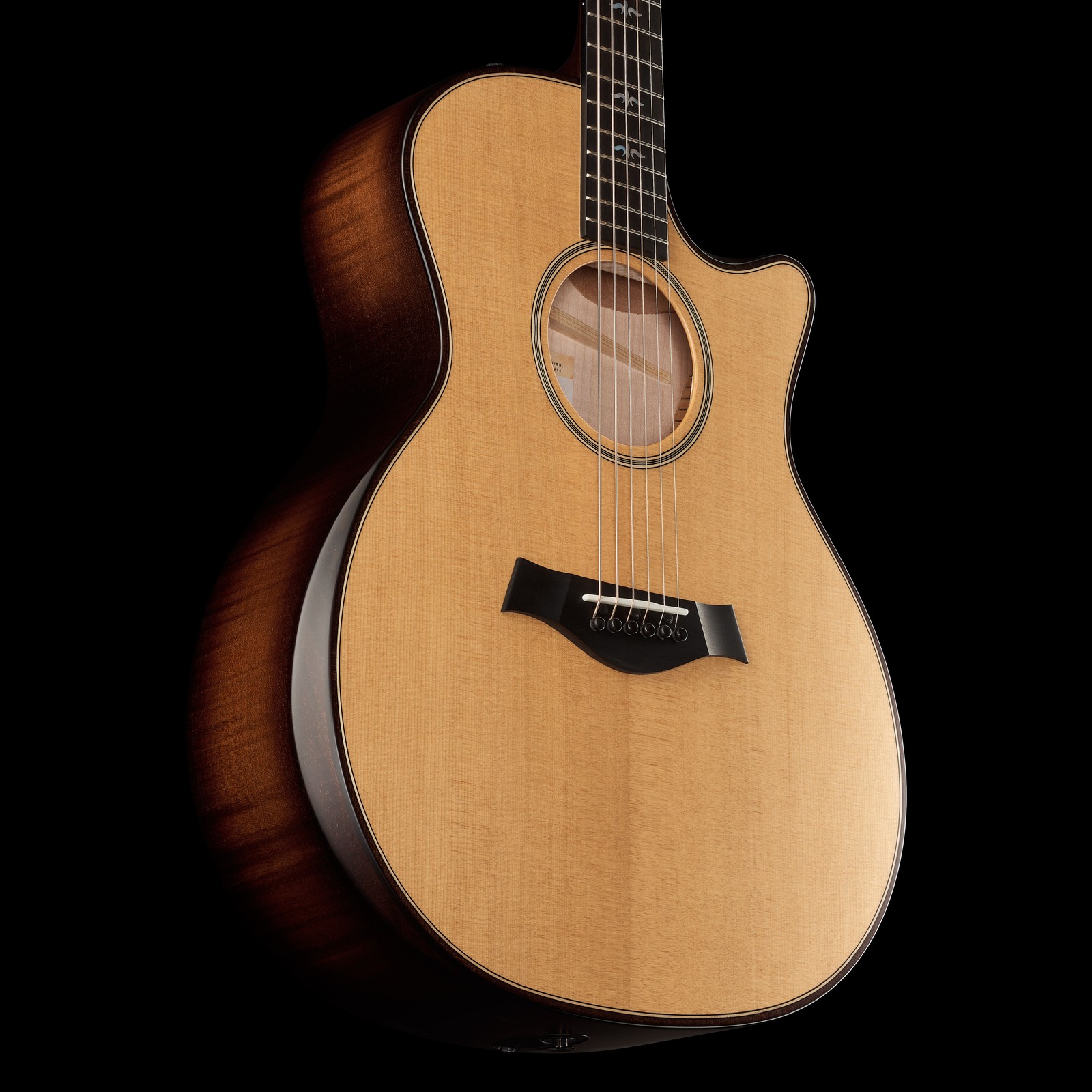 Sitkafichtendecke der Taylor 614Ce Builders Edition NT V-C Westerngitarre