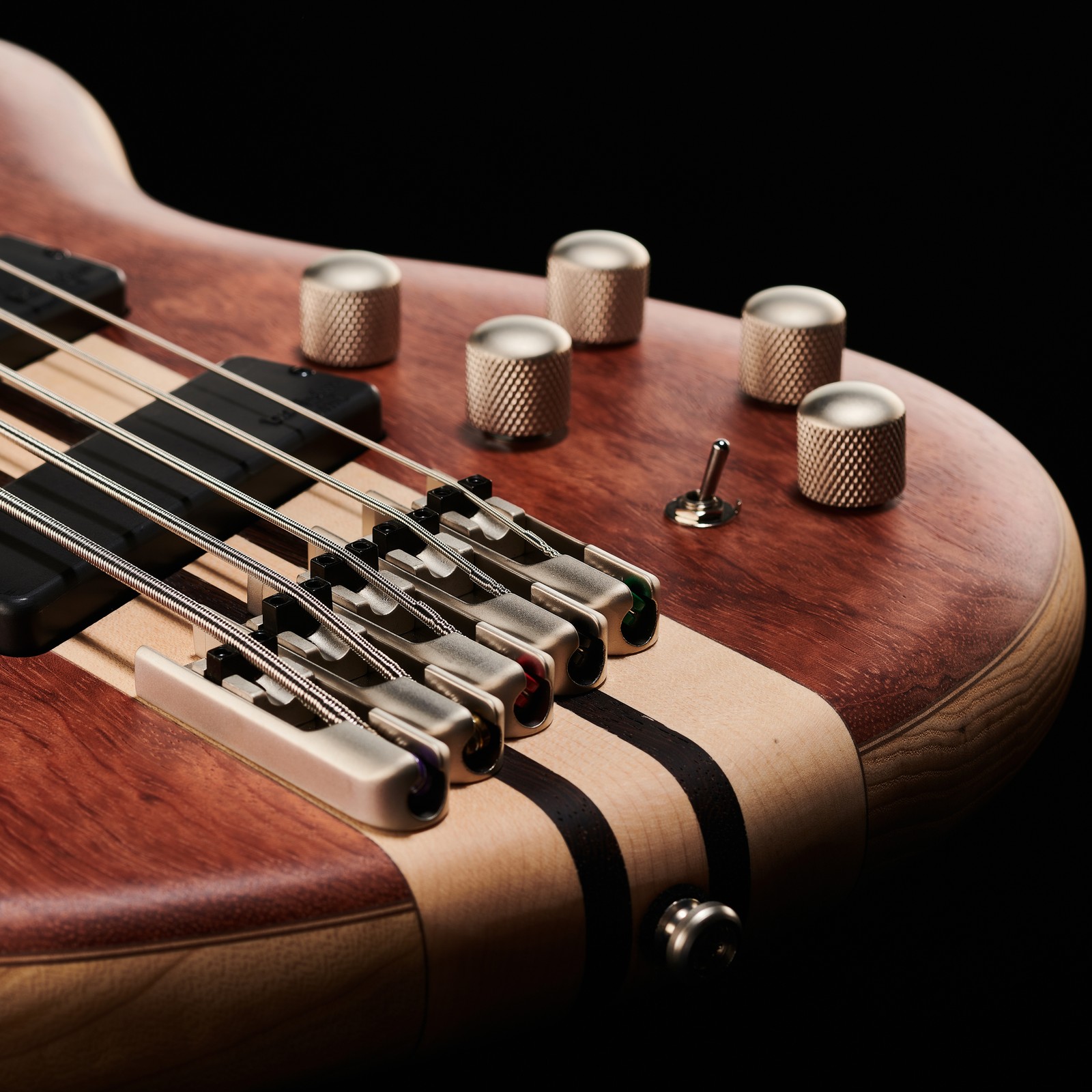 Edelholz Korpus der Bassgitarre Cort A5 Beyond Open Pore