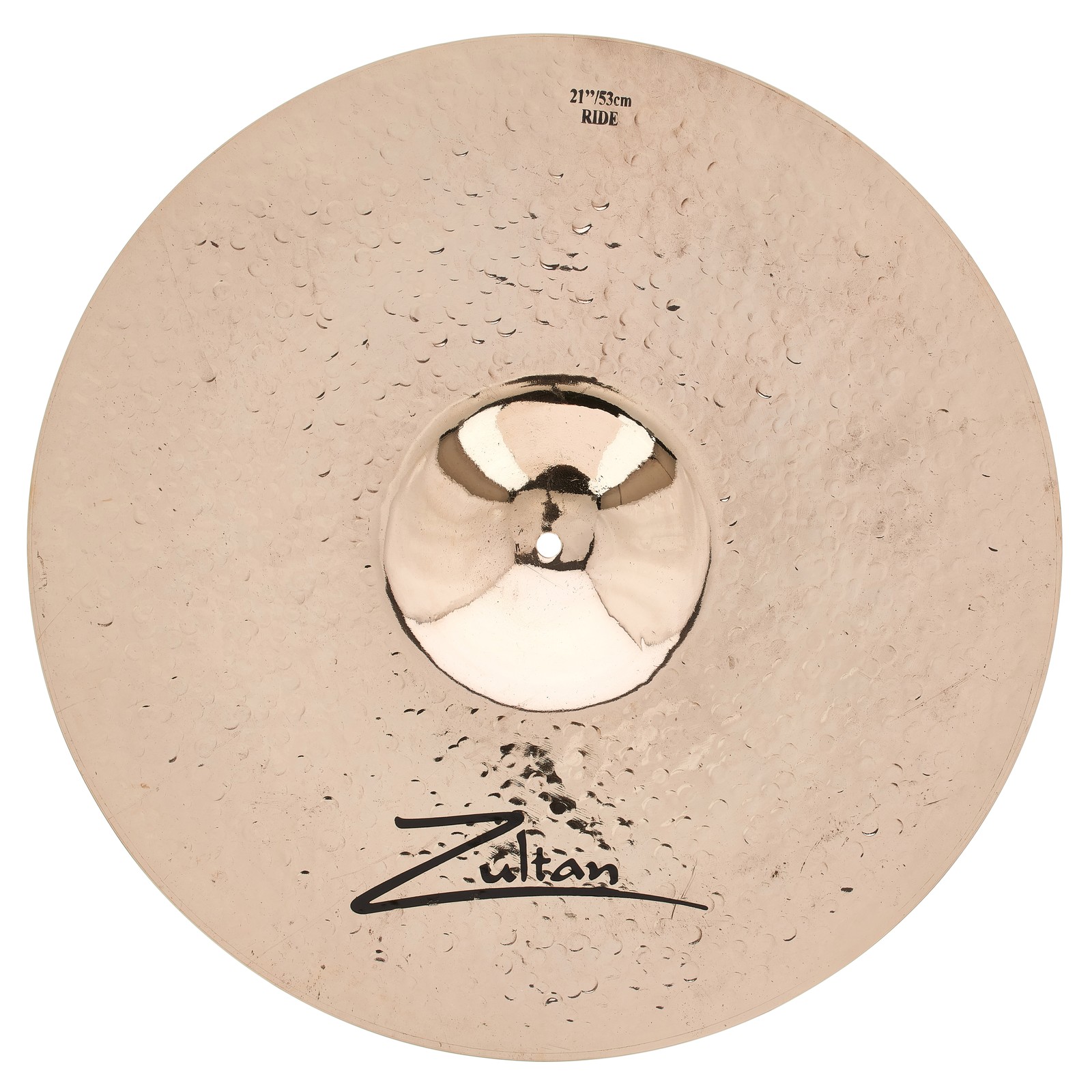 Unterseite des Zultan 21" F5 Metal Ride Becken