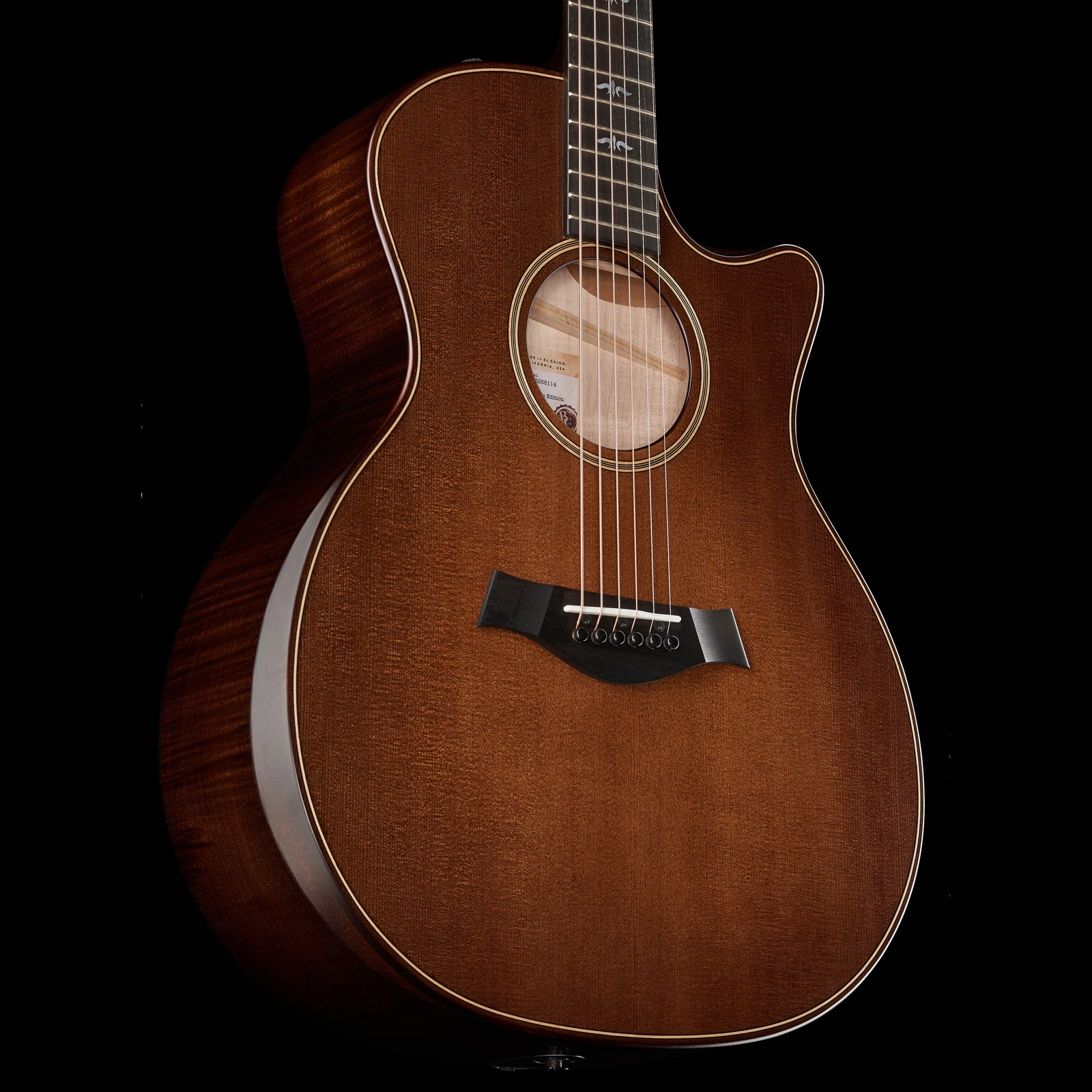 Sitkafichtendecke der Taylor 614Ce Builders Edition WHB V-C Westerngitarre