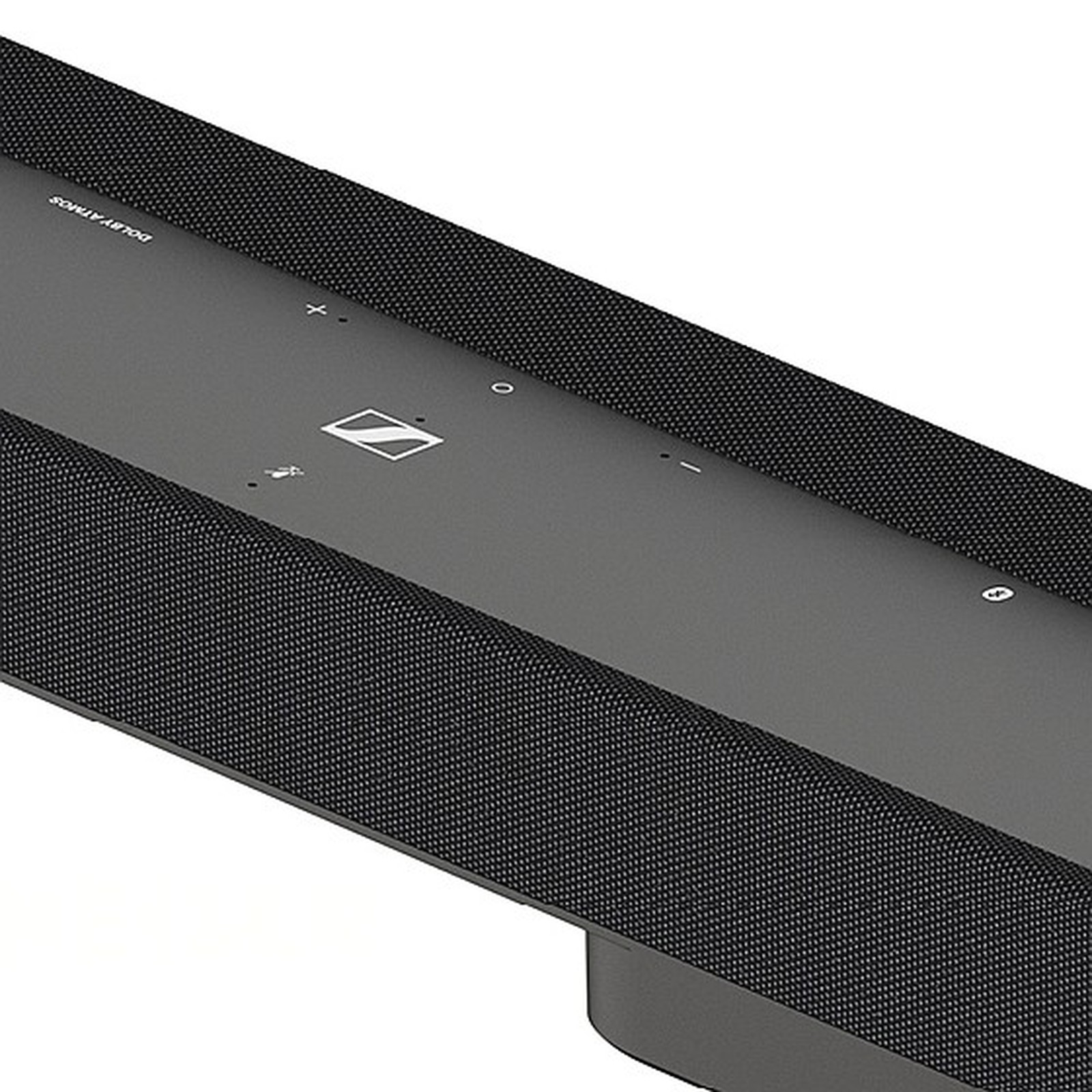 Logo Sennheiser sur la AMBEA Soundbar Mini
