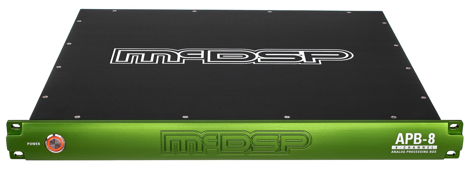 Face avant du rack McDSP APB-8 Analog-Processing-Box