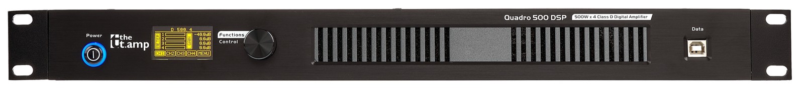 the t.amp Quadro 500 DSP 4-Kanal Digitalendstufe