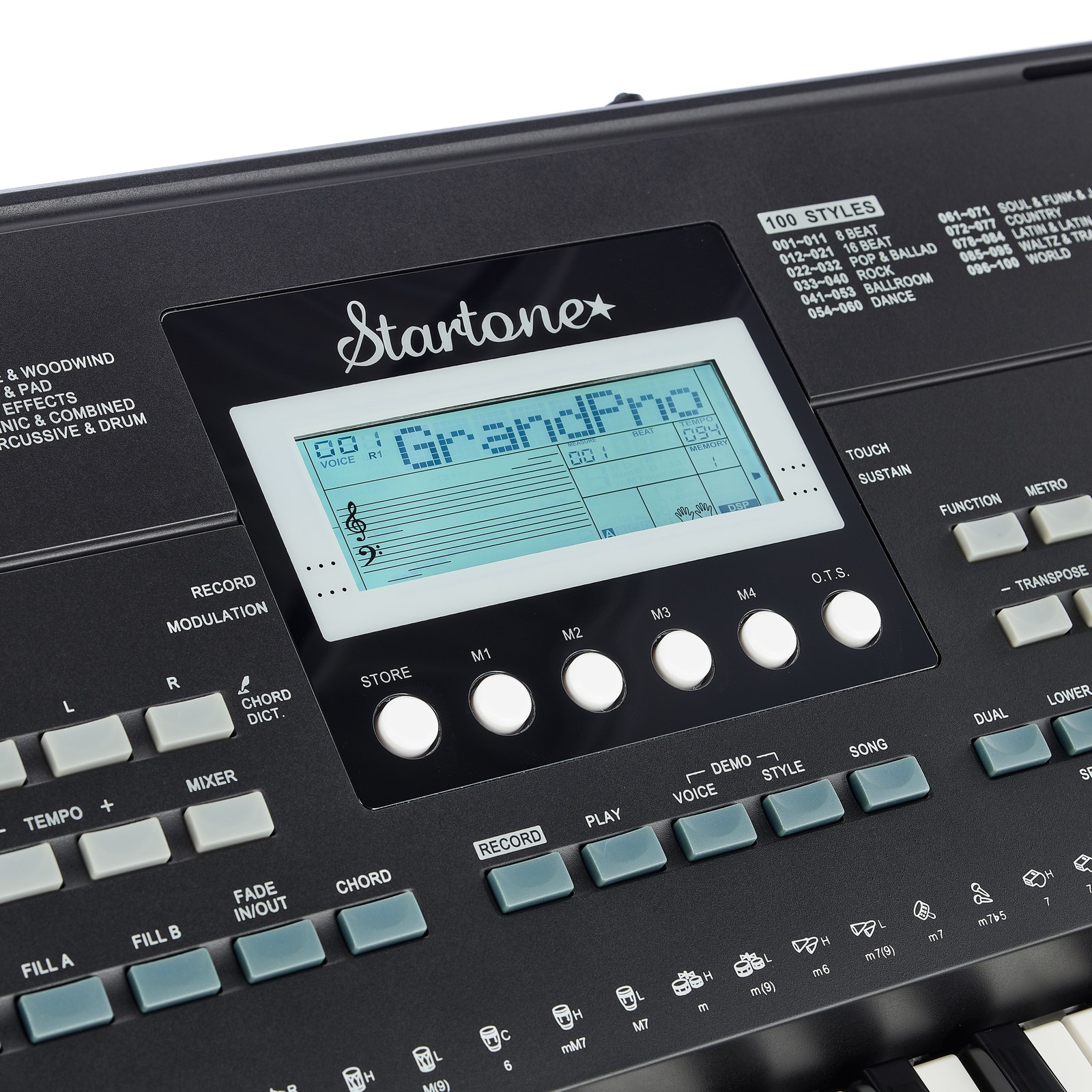 Display des Startone MK-300 Keyboard