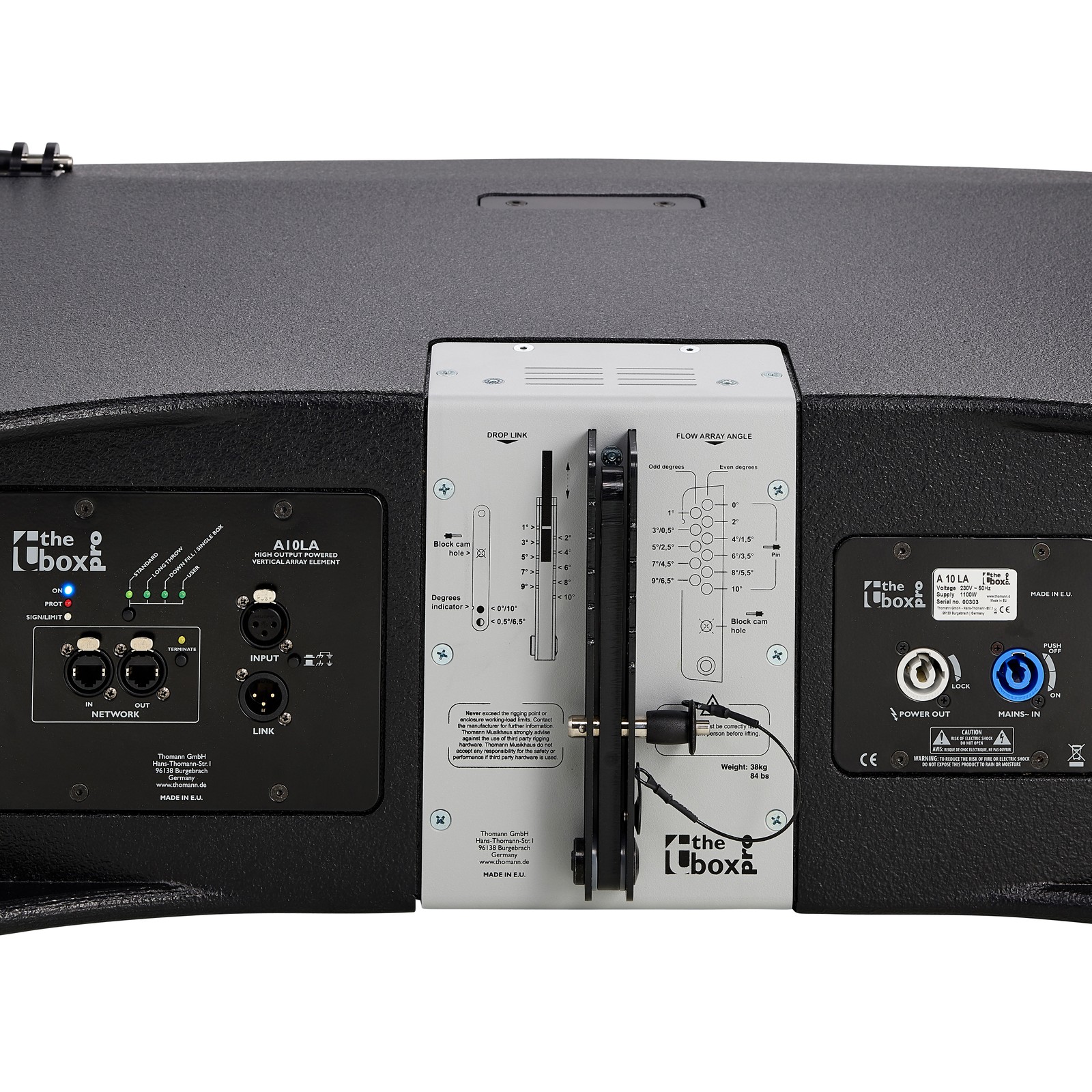 the box pro A 10 LA Line Array Module Anschlüsse