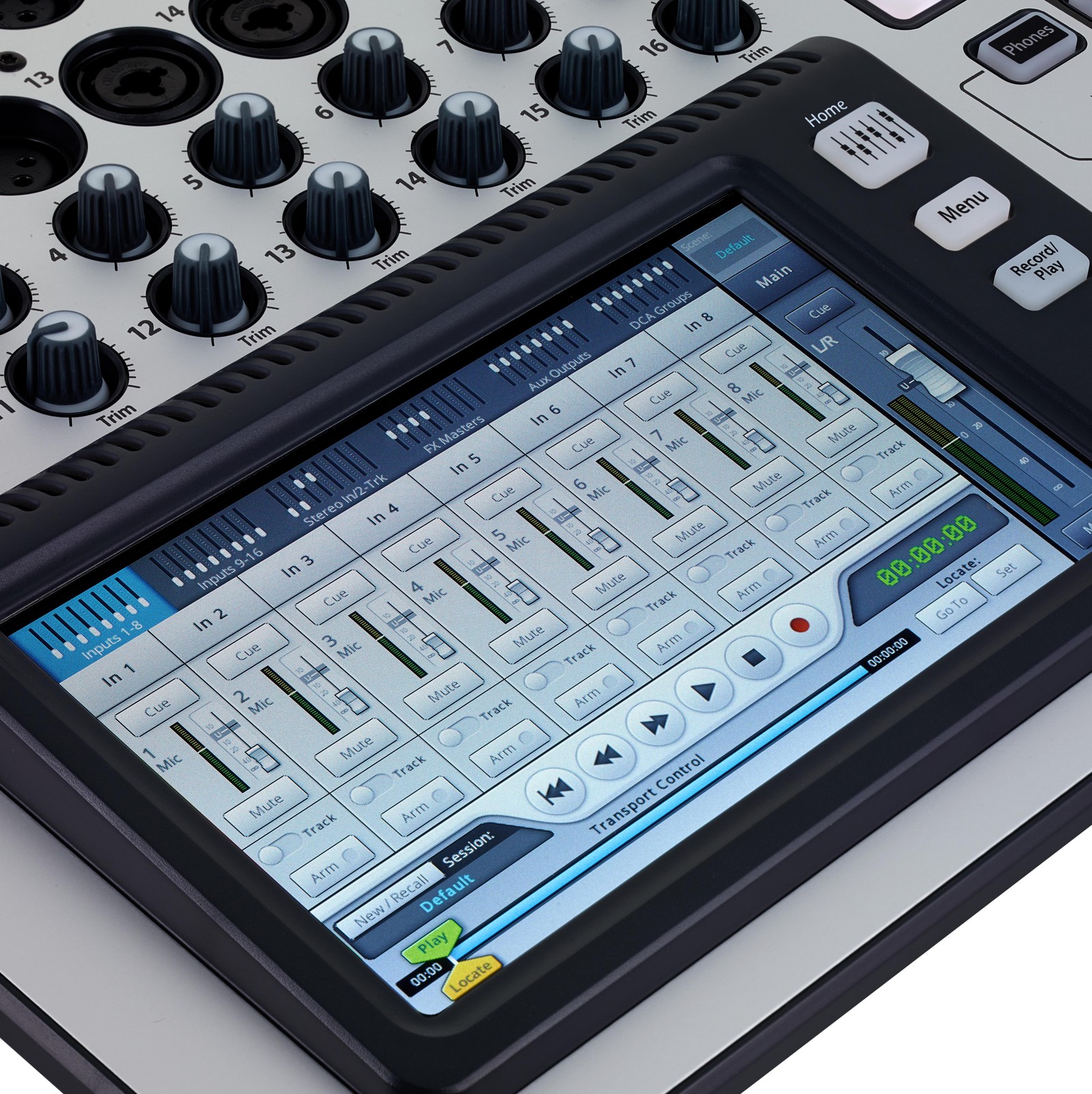 QSC TouchMix-16, Detail Display