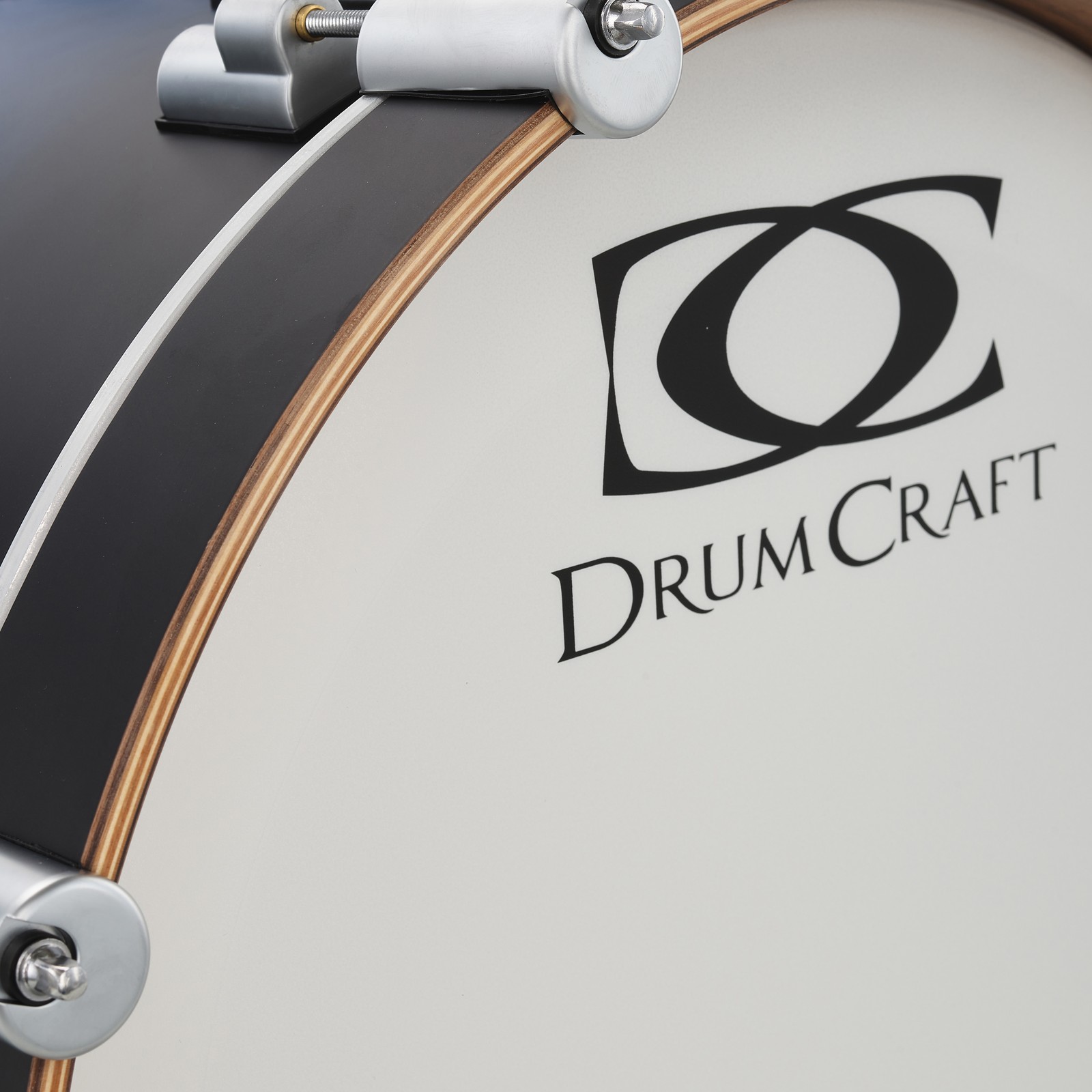 DrumCraft Bassdrumfell mit Herstellerlogo
