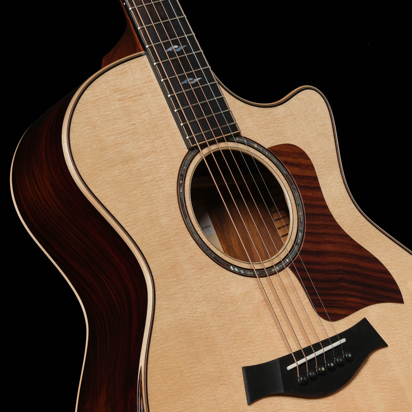 Sitka-Fichtendecke der Taylor 814ce Cocobolo Next Gen LTD Westerngitarre