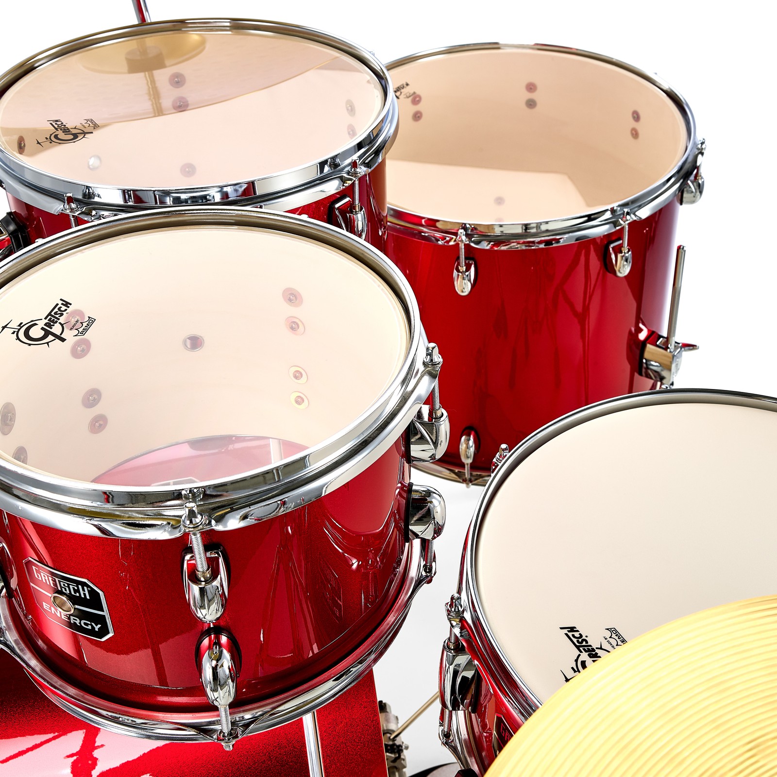 Toms des Gretsch Energy Studio Wine Red Schlagzeugs
