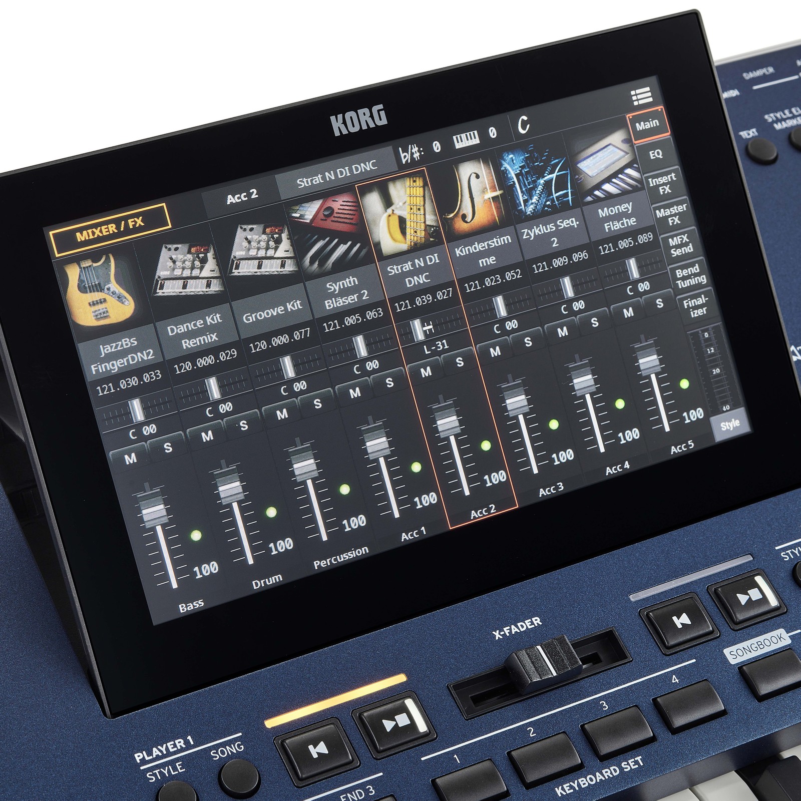 Korg PA-5X 76 Musikant 8" Touchscreen Display