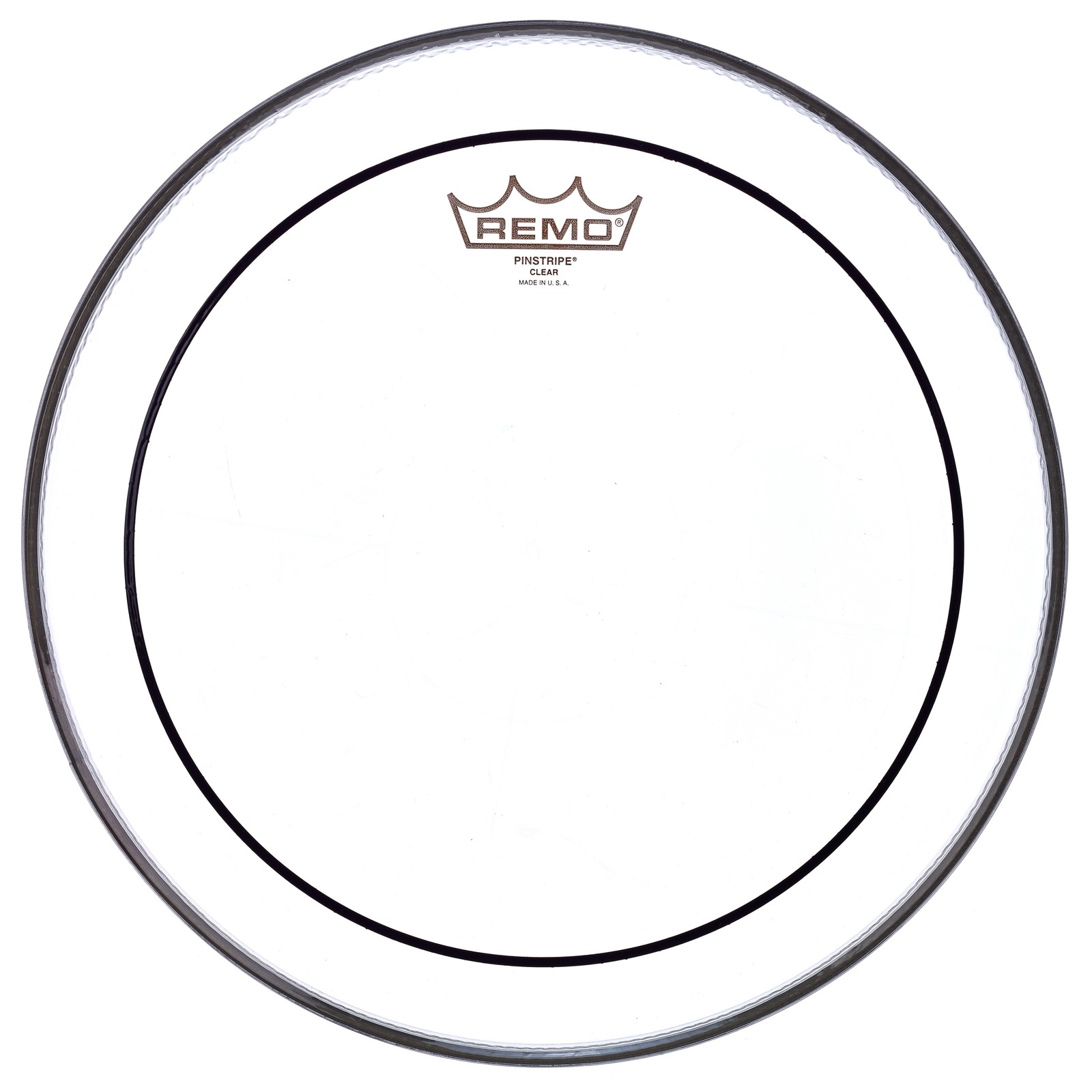 Remo Pin Stripe Clear 13" Fell