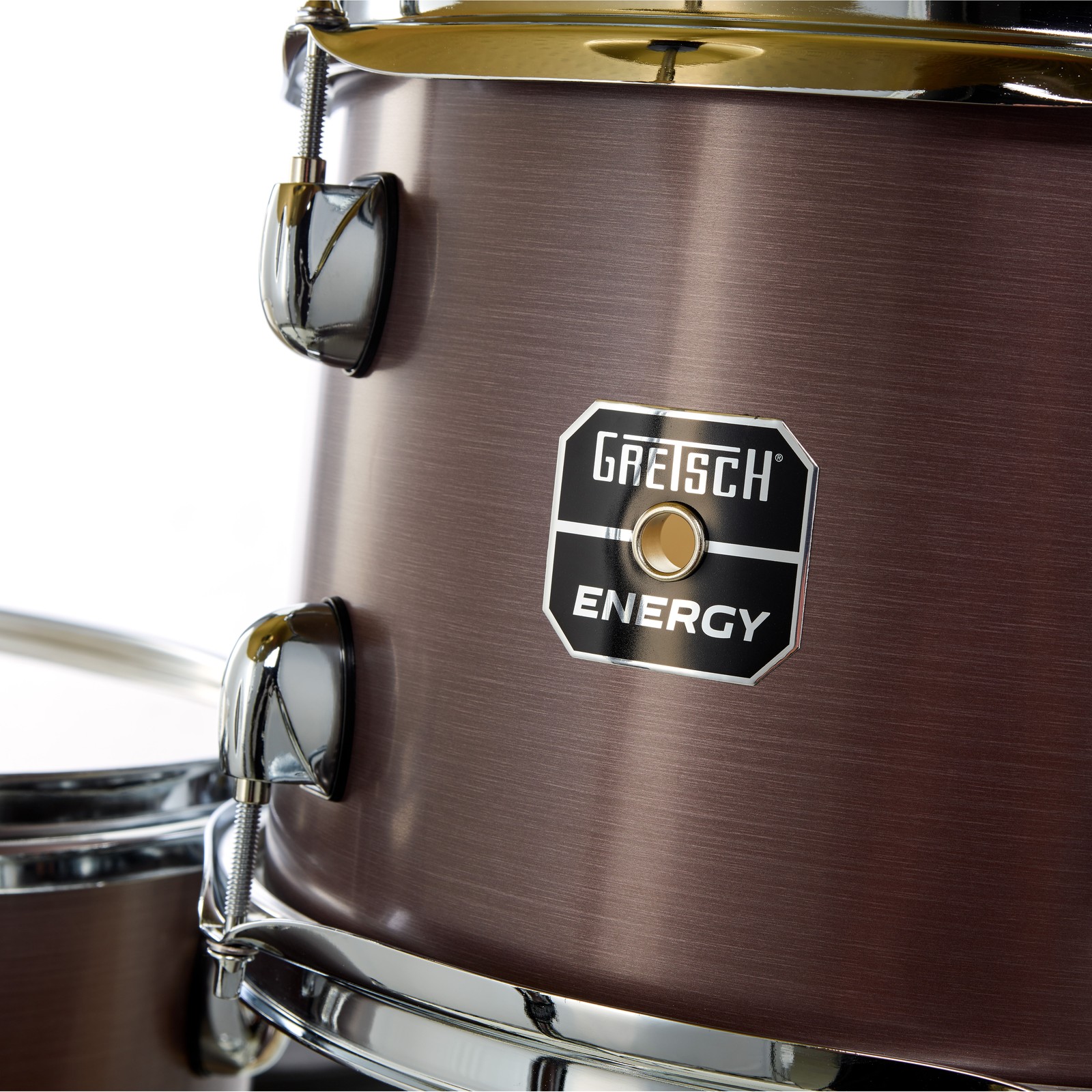Badge auf dem Tom eines Gretsch Energy Drumsets