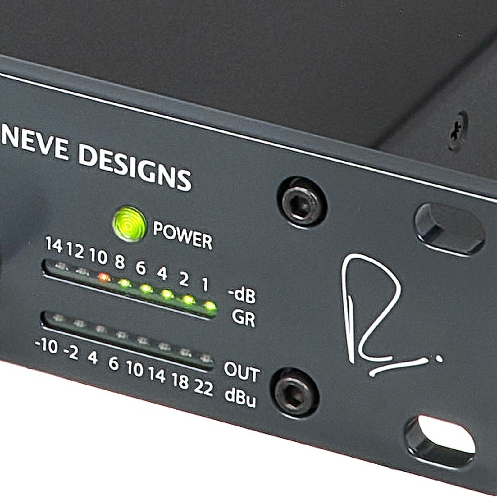 Frontseite des Rupert Neve Designs Newton Channel mit Herstellerlogo