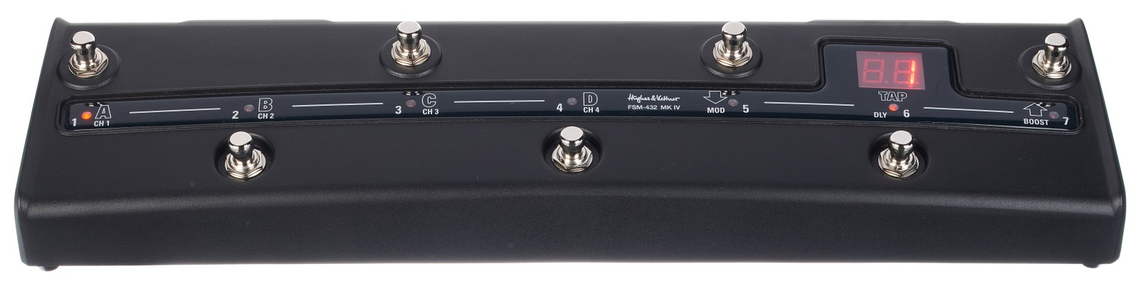 Hughes & Kettner FSM 432 MK IV Fußschalter für Gitarrenverstärker