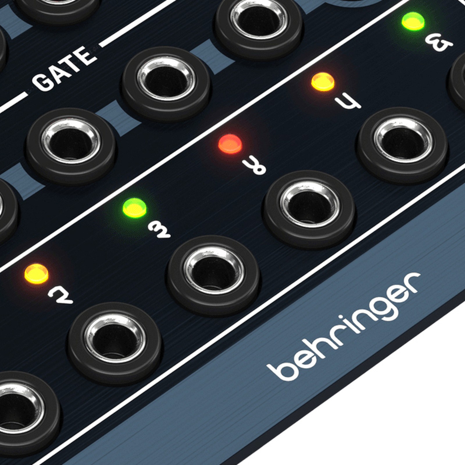 Klinkenbuchsen des Behringer Steps