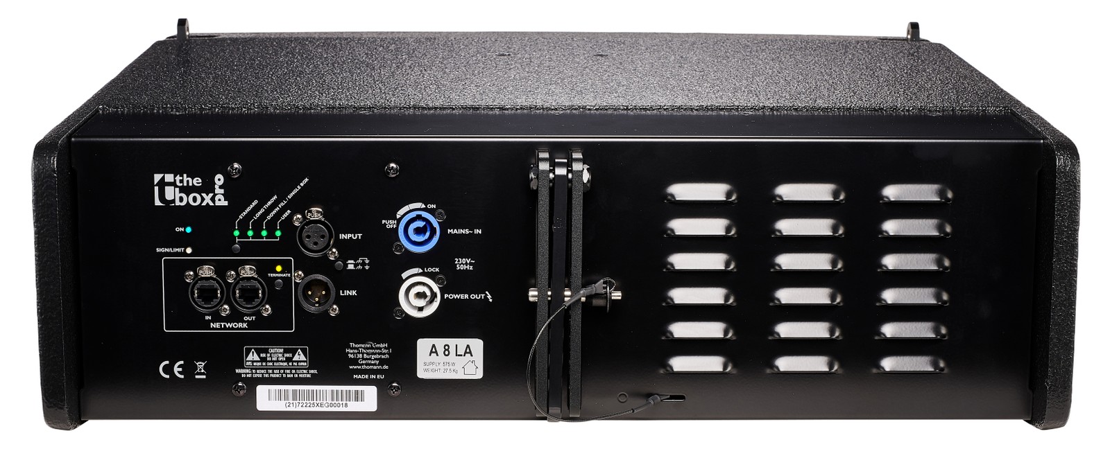 Rückseite des the box pro A 8 LA Line Array Modul