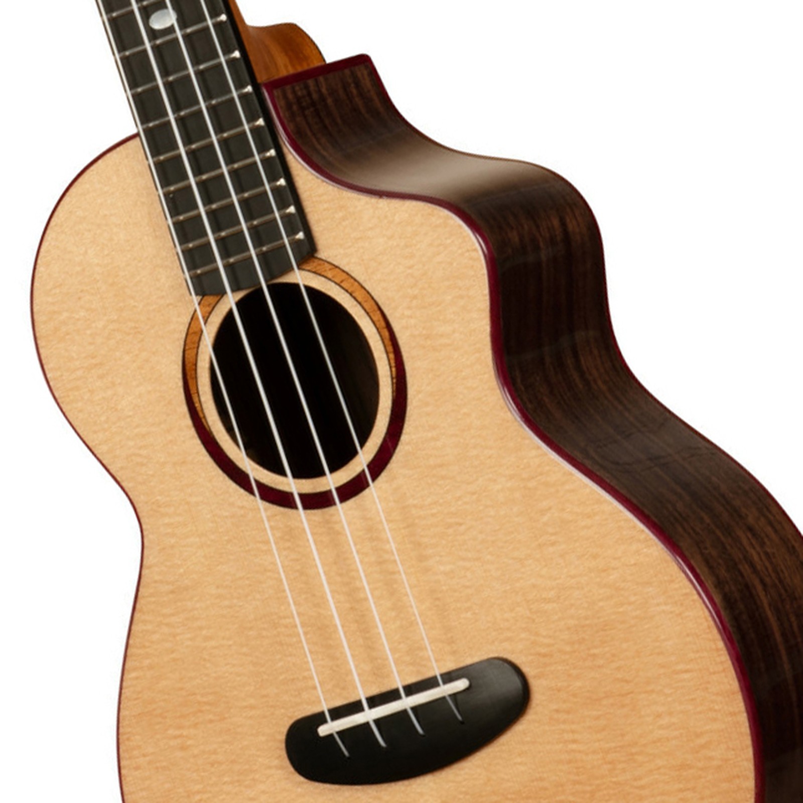 Fichtendecke der Kala CT-SSRW-TG-C Tenor Ukulele