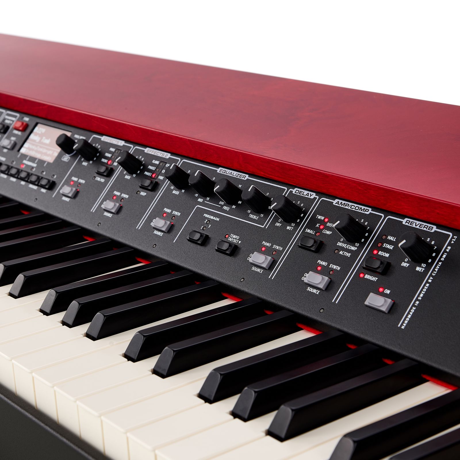 Tasten und Effekte Regler auf dem Clavia Nord Grand