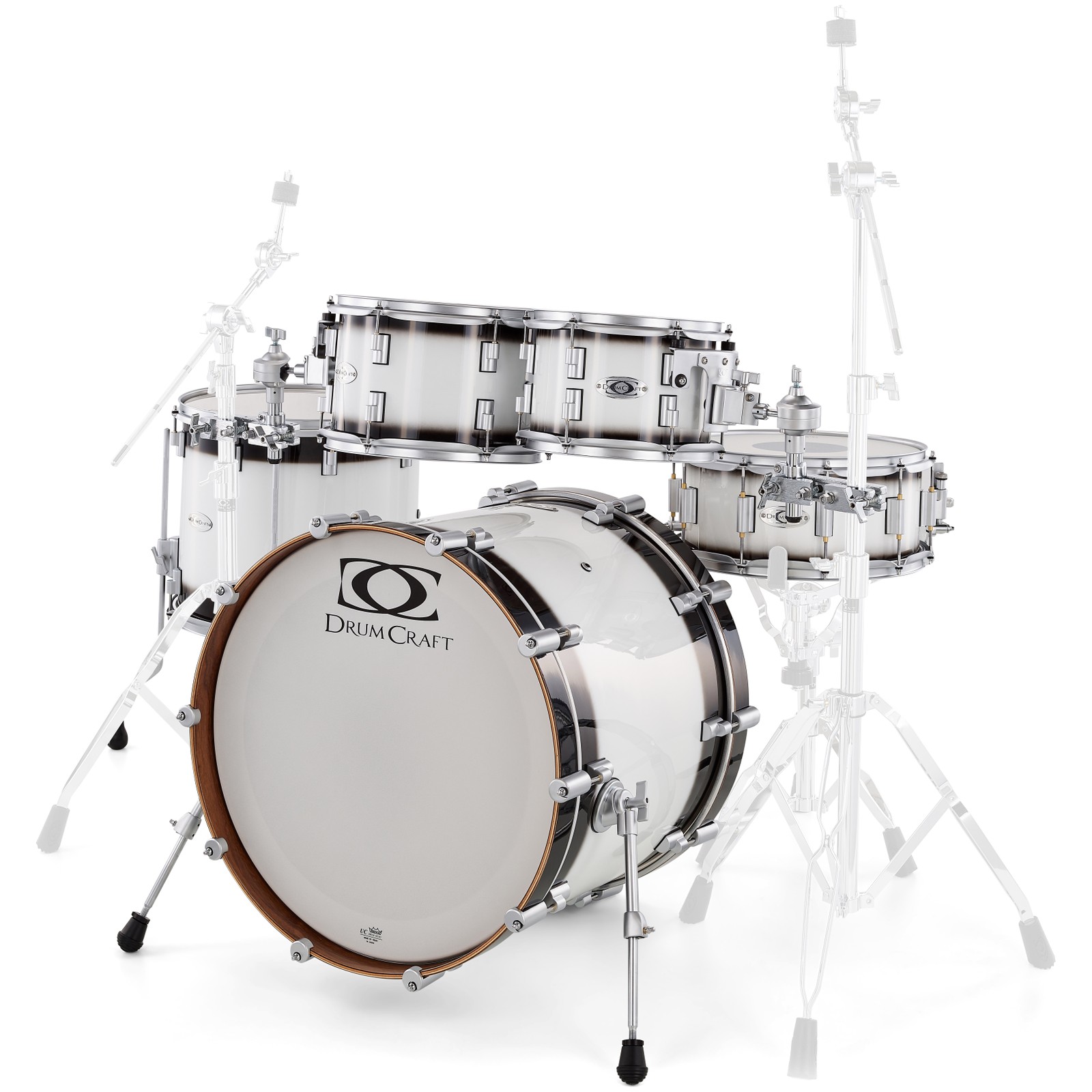 DrumCraft Series 6 Standard White Burst Kesselsatz