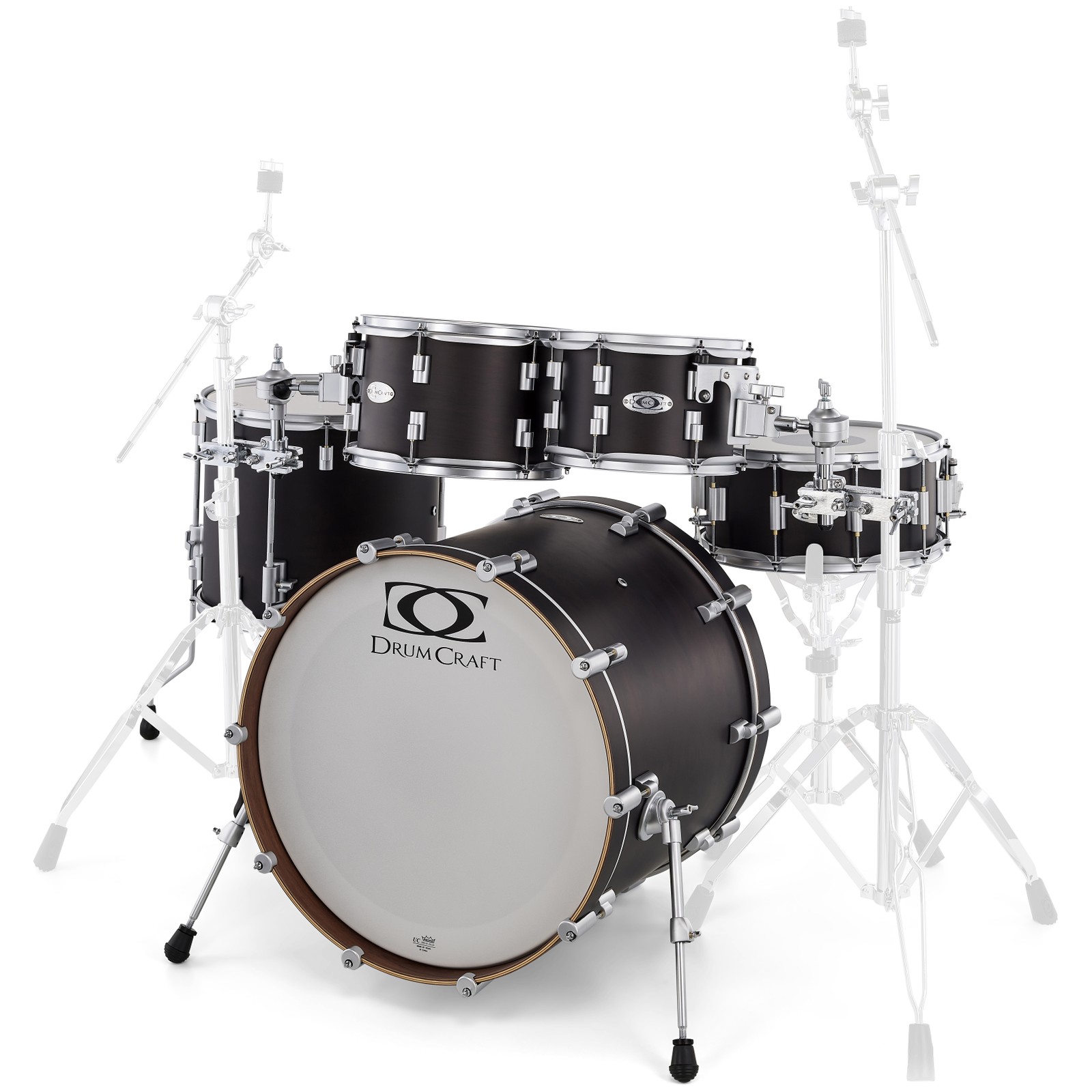 DrumCraft Series 6 Standard Satin Black Kesselsatz
