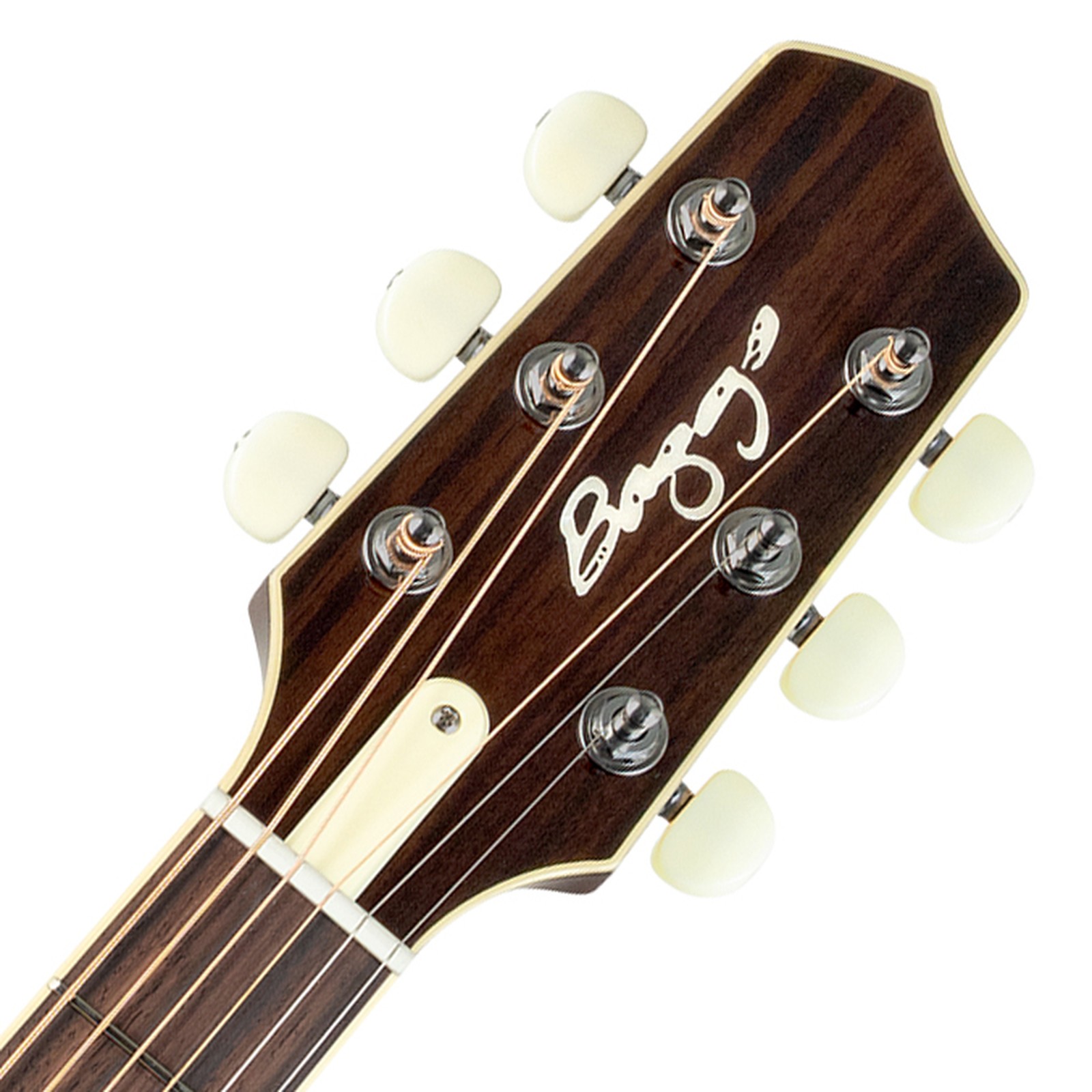 Kopfplatte der L.R.Baggs AEG 1 E-Acoustic Torrefied Westerngitarre
