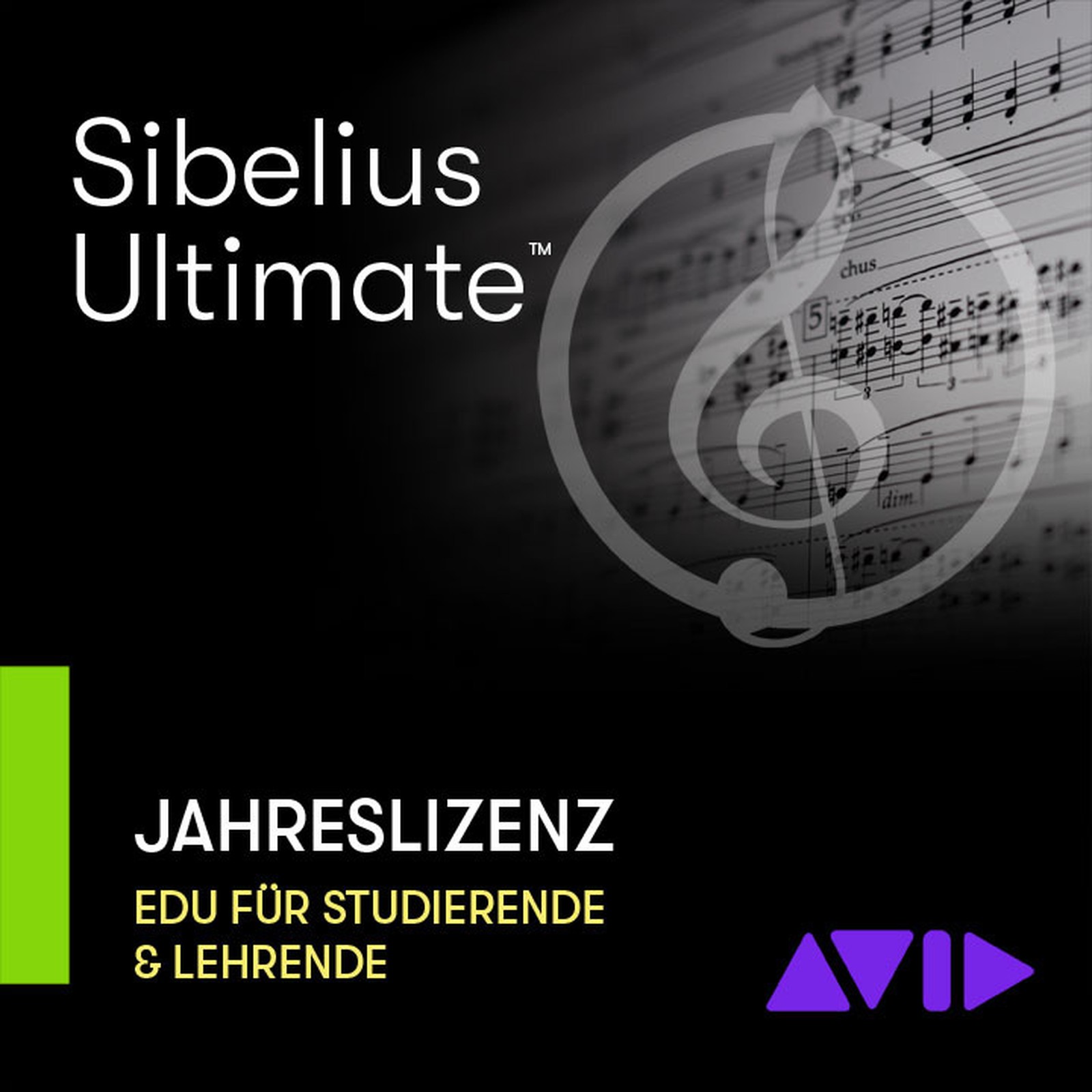 Avid Sibelius Ultimate Jahreslizenz EDU