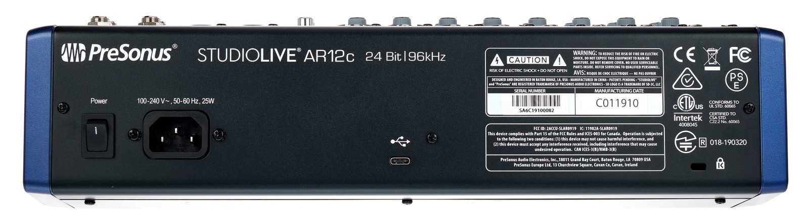 Presonus StudioLive AR12c – United States