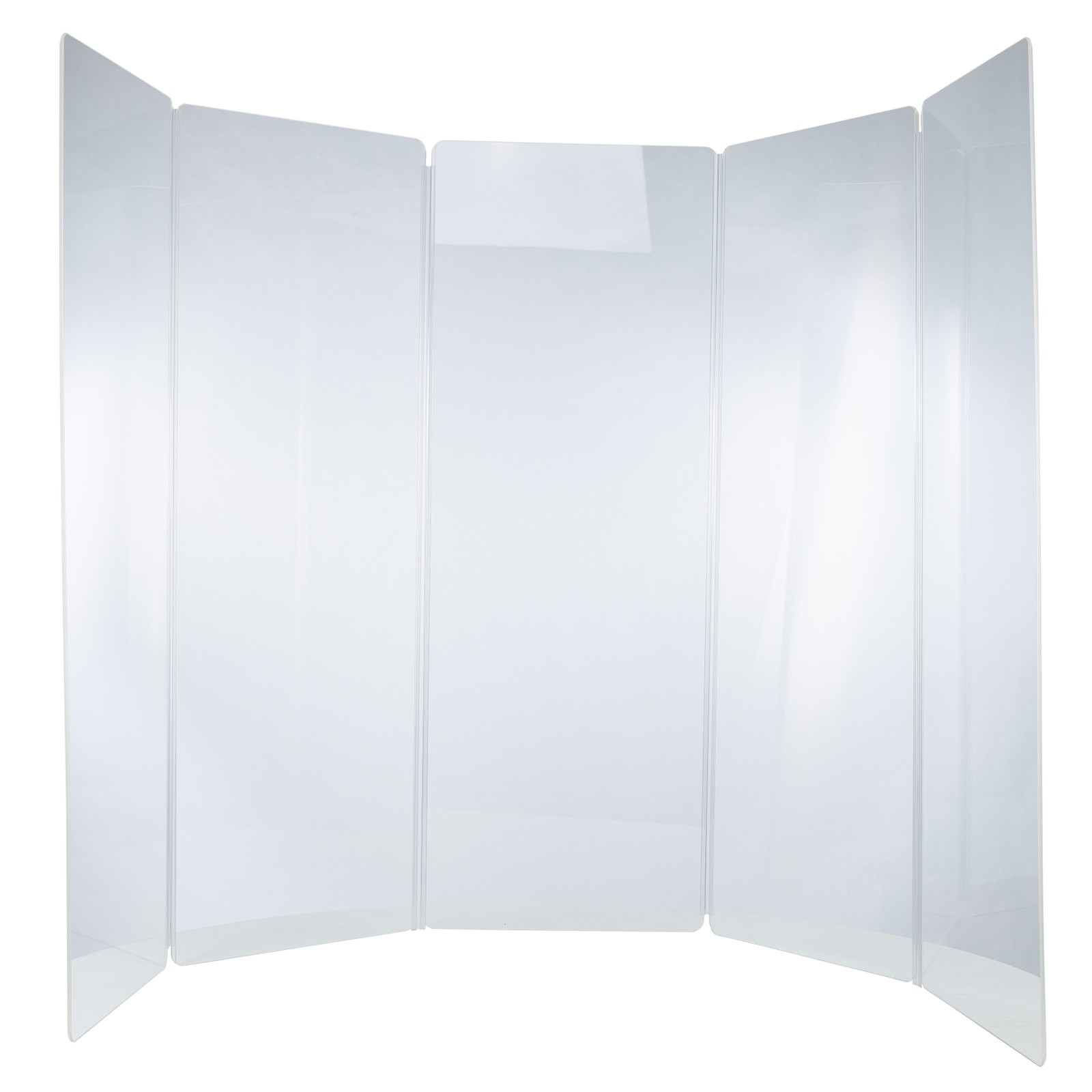 Transparent t.akustik DS5-5 Drum Shield, front view