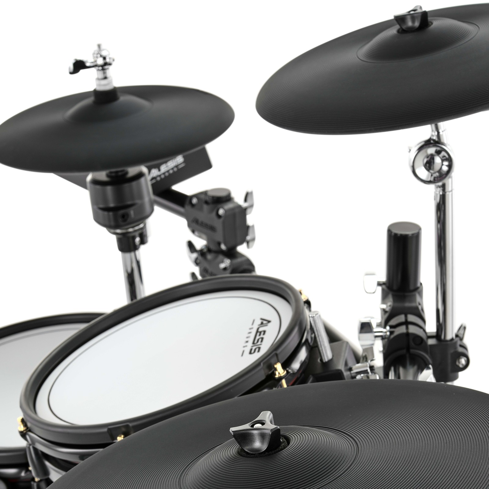 Drum und Cymbal Pads des Alesis Strata Club E-Drum Kit