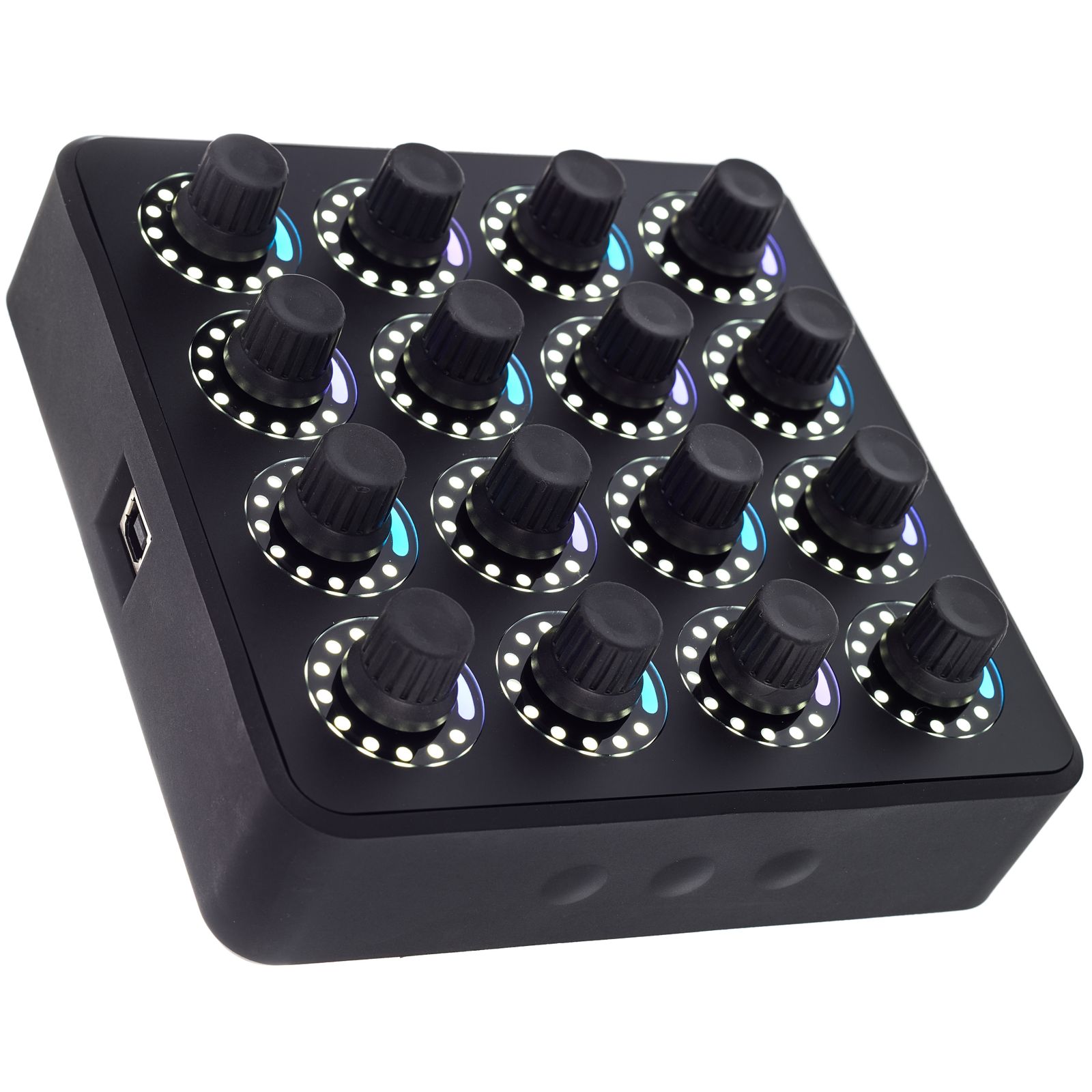 DJ Techtools Midi Fighter Twister black Frontansicht