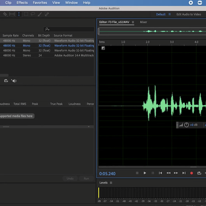 Einfach aufnehmen mit 32-Bit-Float