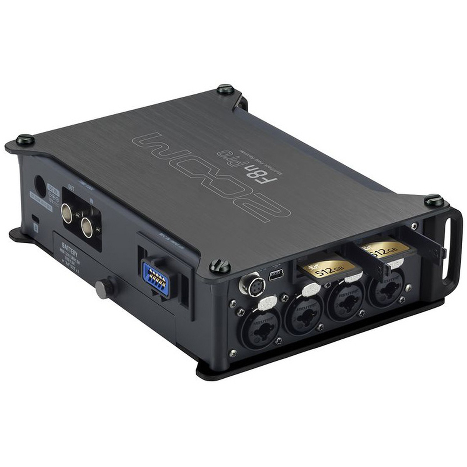 Zoom F8n 8-channel Field Recorder Anschlüsse