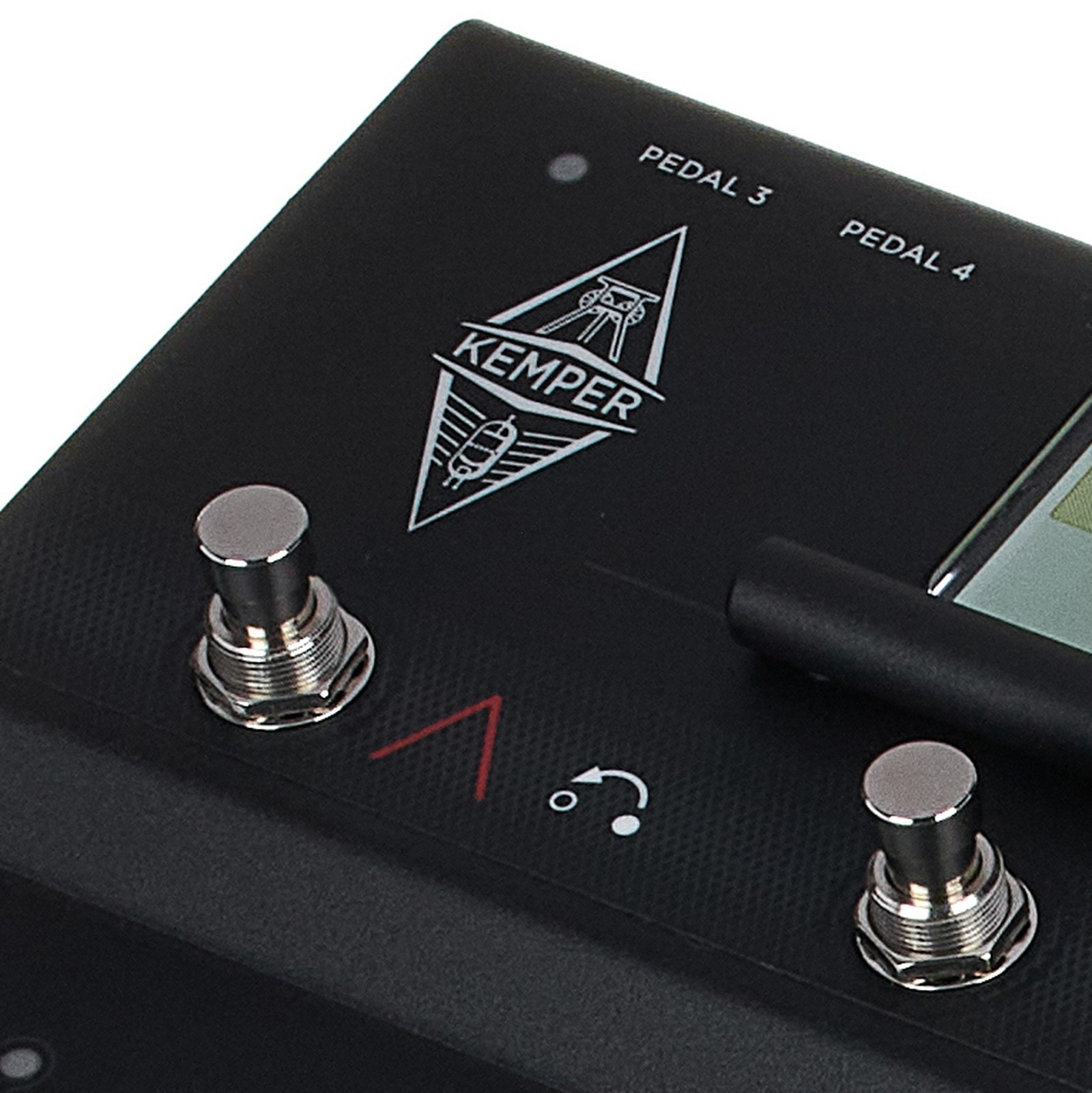 Herstellerlogo auf der Kemper Remote MK2