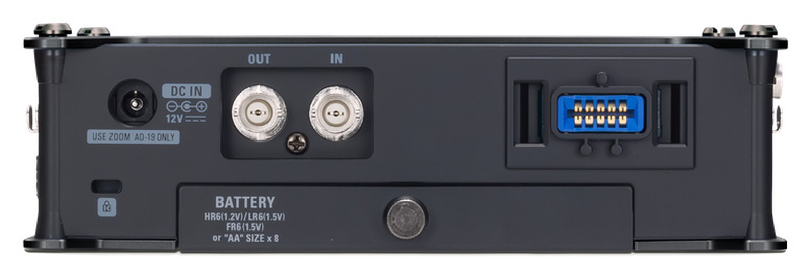 Zoom F8n 8-channel Field Recorder Anschlüsse