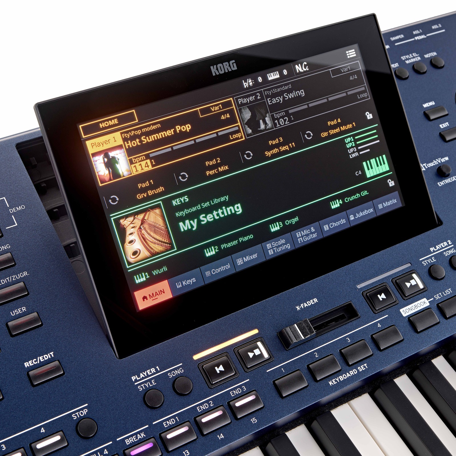 Korg PA-5X 88 Musikant 8" Touchscreen Display