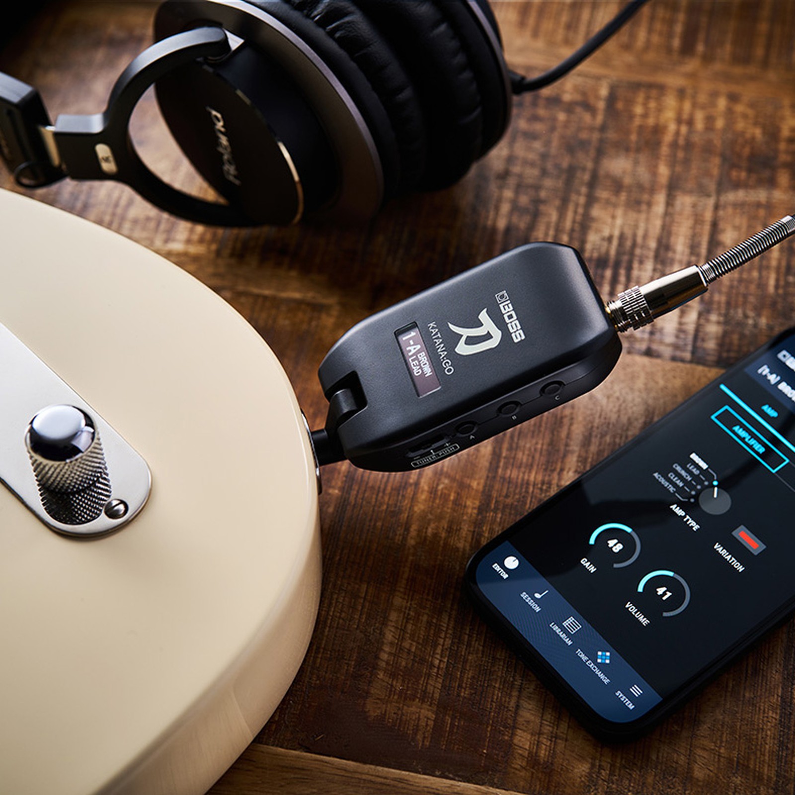 DJ機材 BOSS KATANA:GO Boss Katana:Go Mini Guitar Headphone Amp with Wireless
