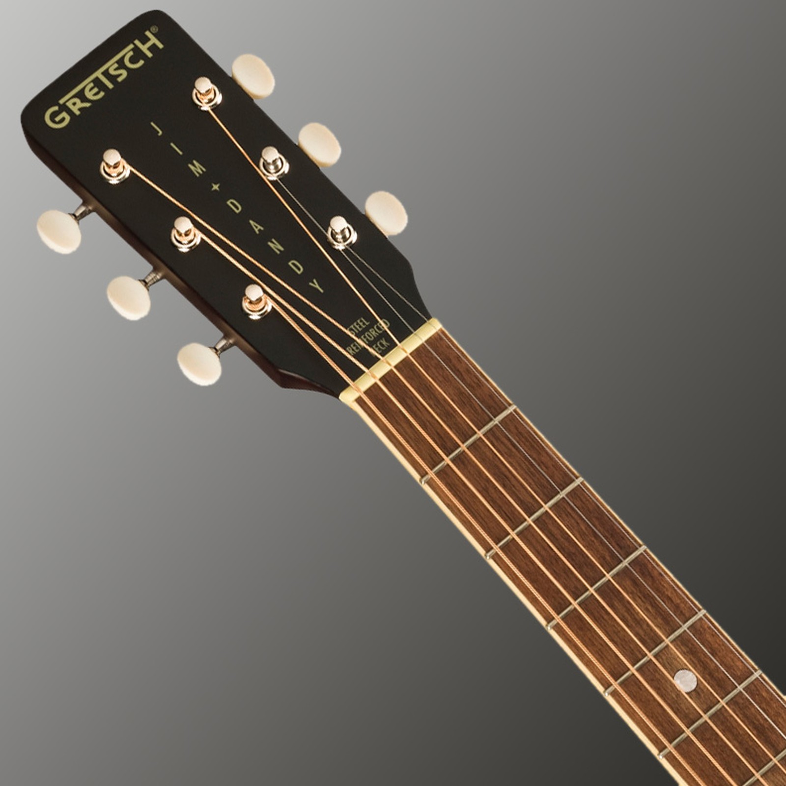 Gretsch Westerngitarre Kopfplatte im Vintage Design