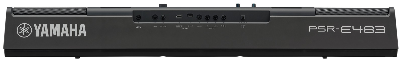 Rückseite des Yamaha PSR-E483